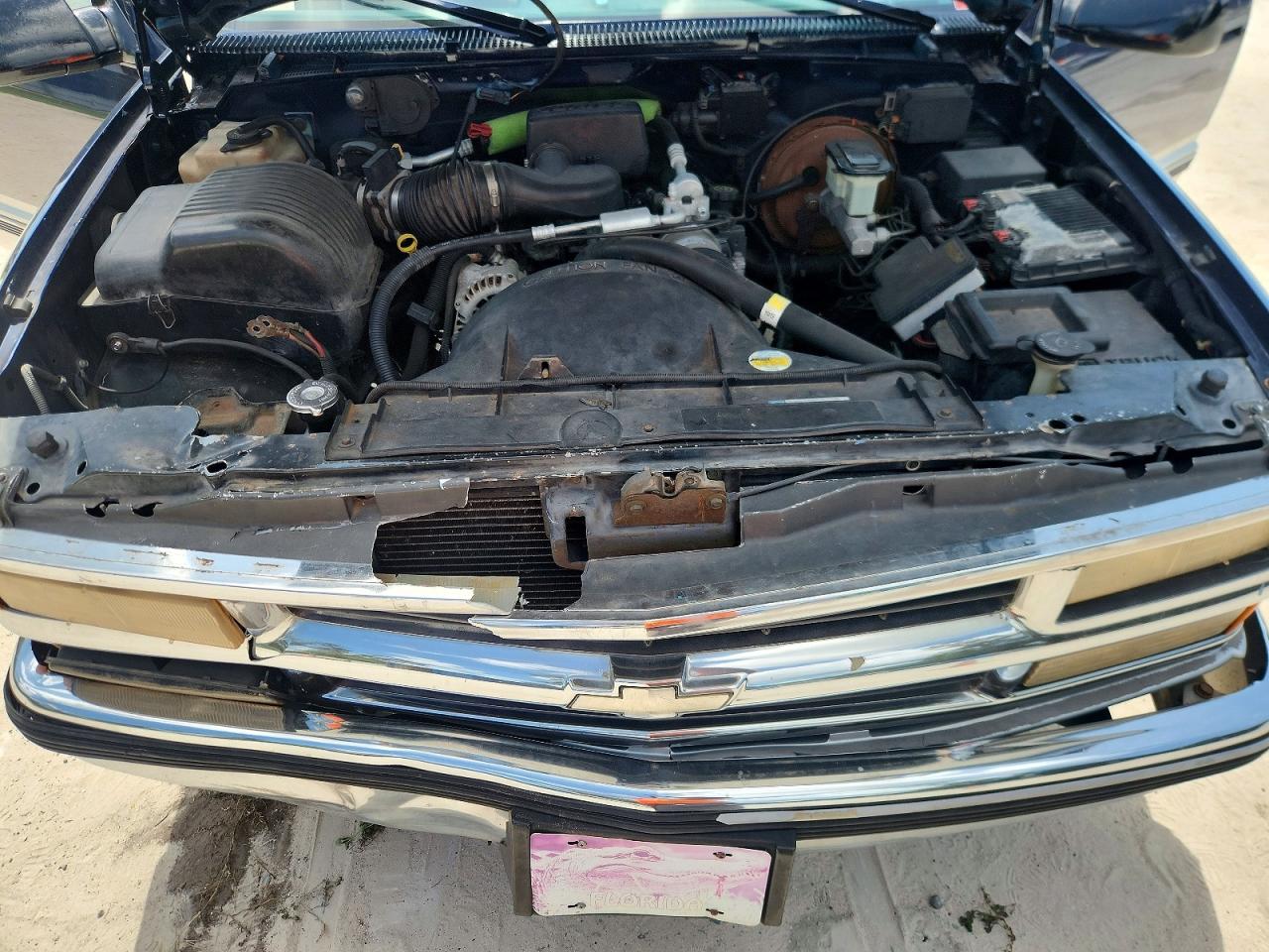 1996 Chevrolet Gmt-400 C1500 Blue vin: 1GCEC14W2TZ132128