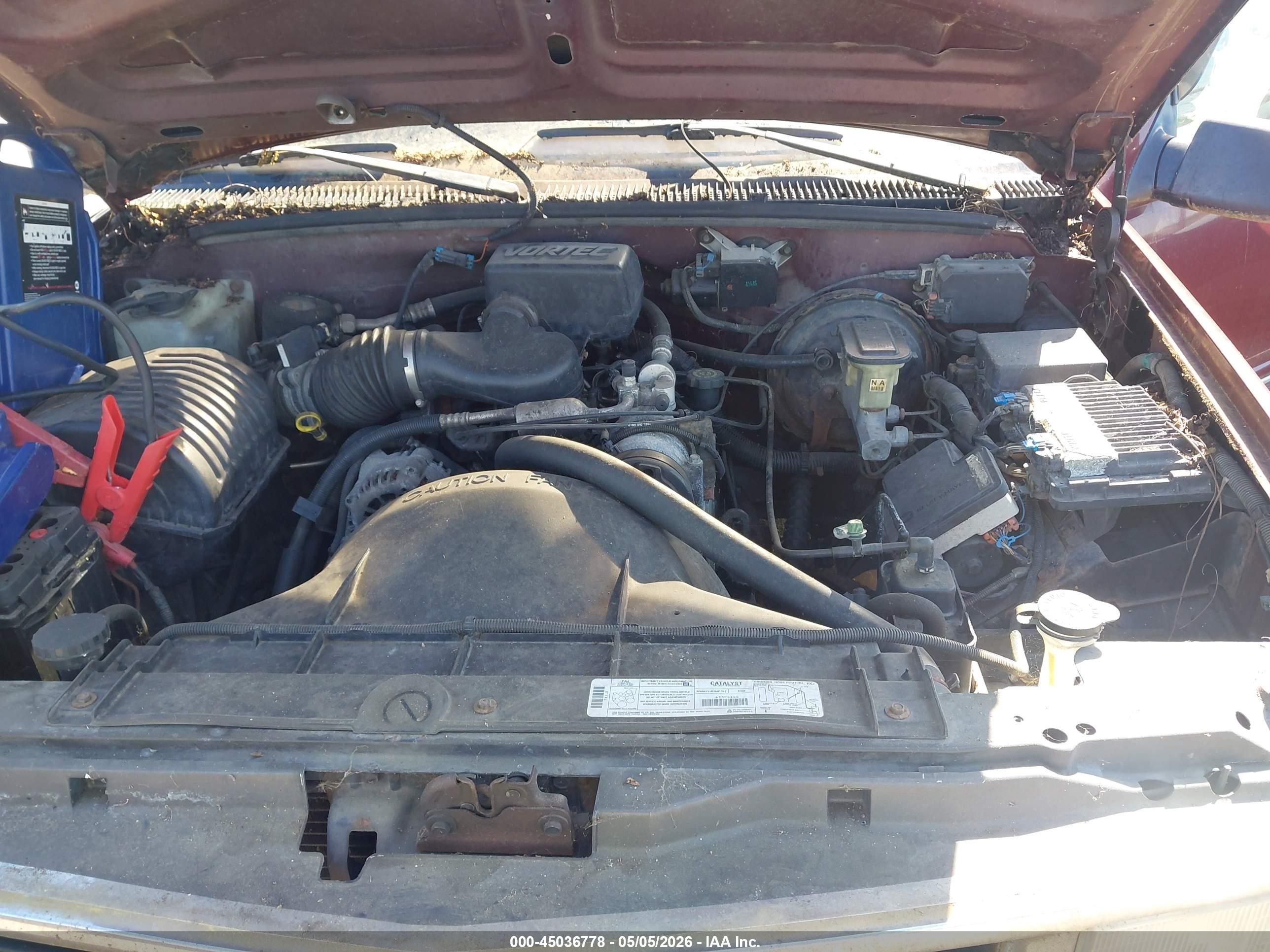 1998 Chevrolet C1500 Fleetside Maroon vin: 1GCEC14W2WZ135065