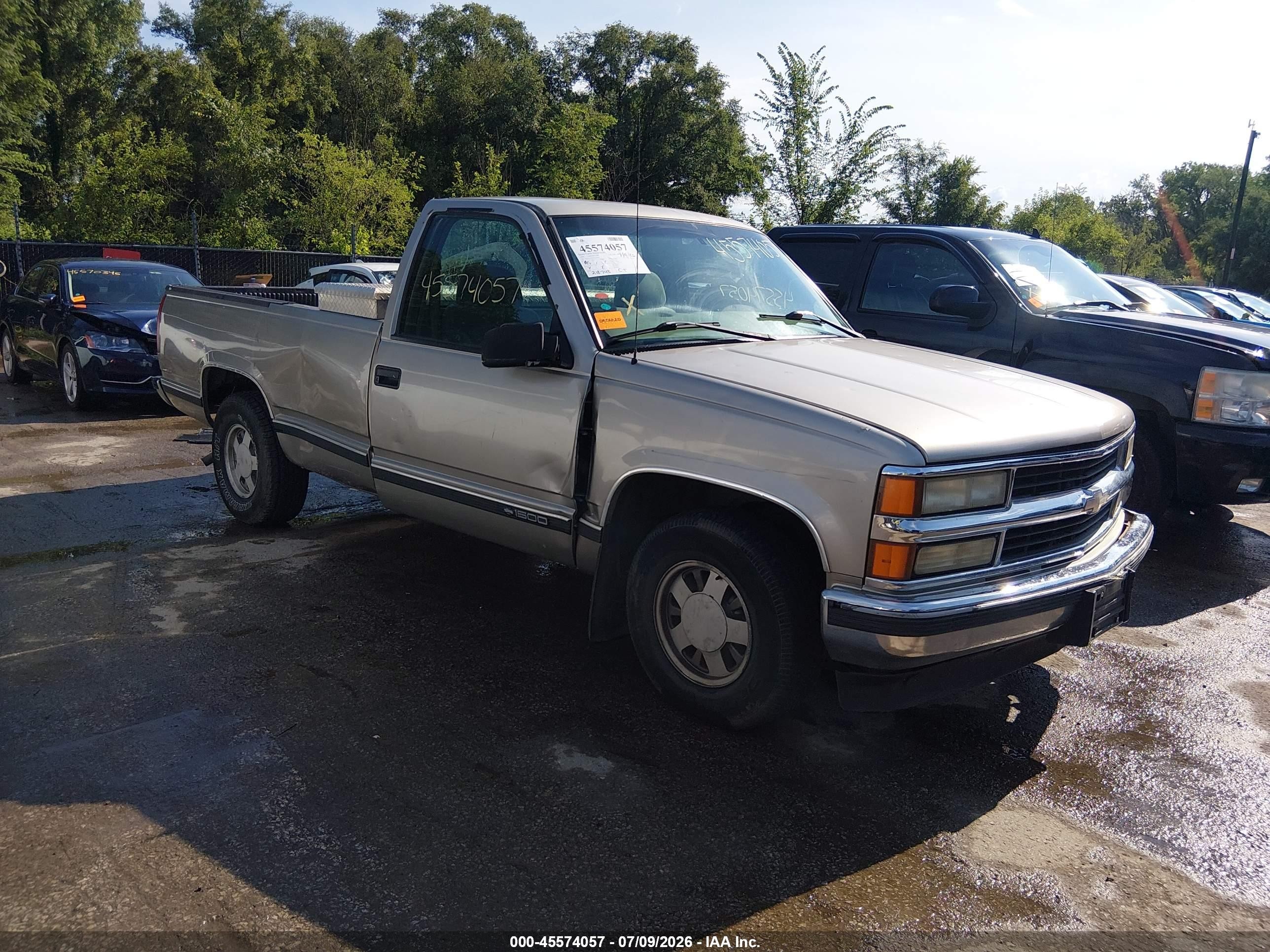 1998 Chevrolet C/k 1500 Fleetside Brown vin: 1GCEC14W2WZ260681