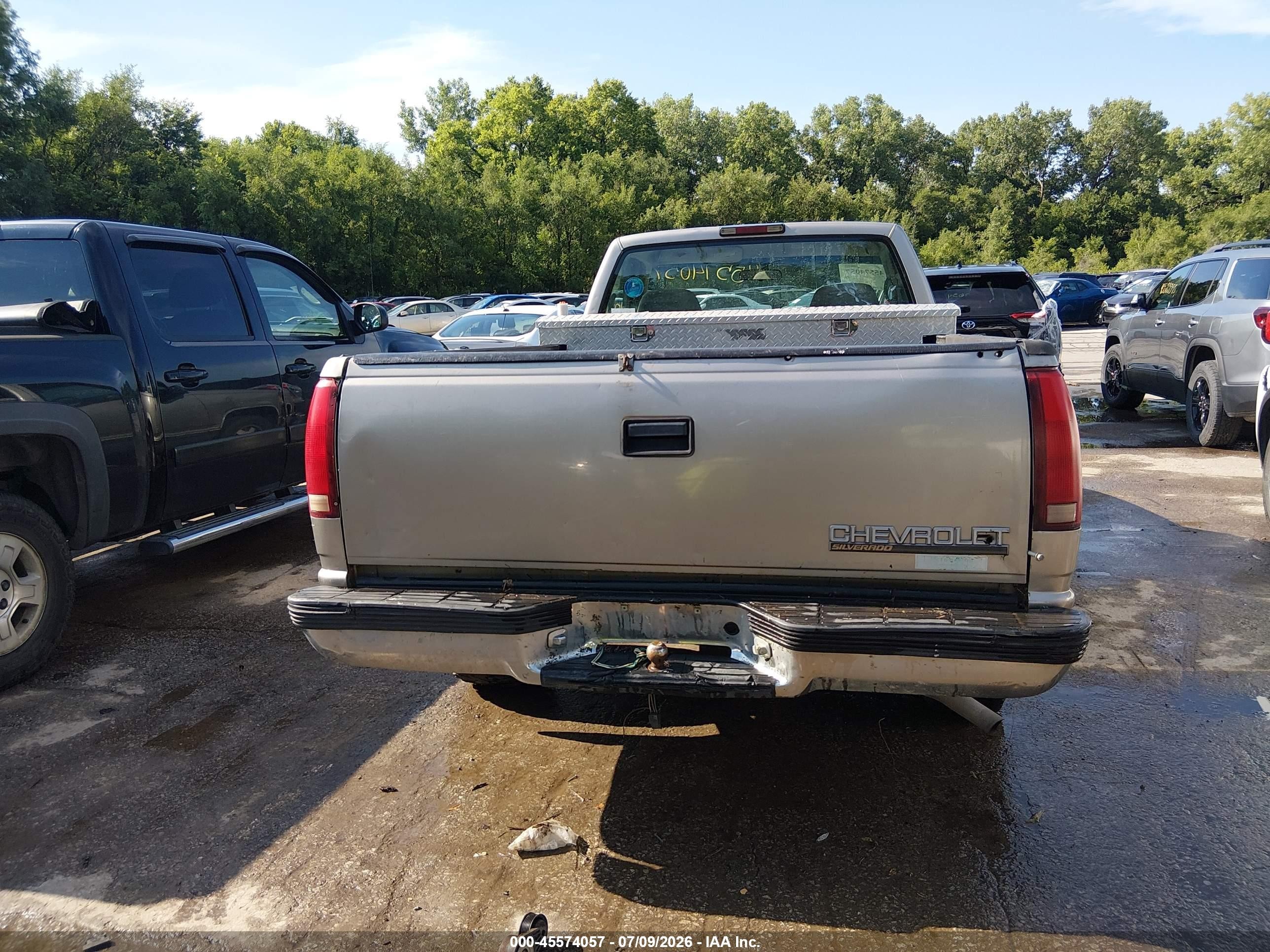 1998 Chevrolet C/k 1500 Fleetside Brown vin: 1GCEC14W2WZ260681
