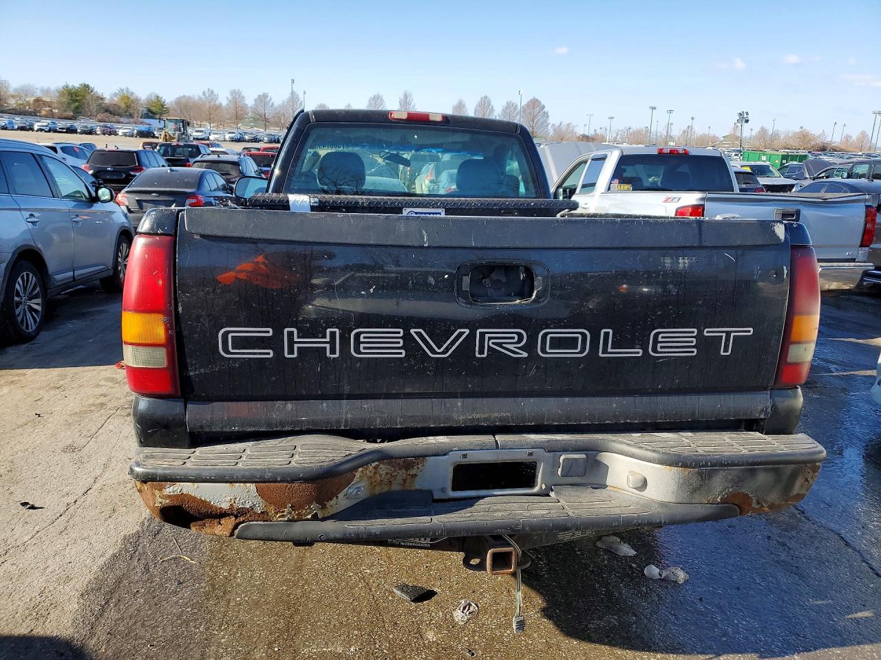 2001 Chevrolet Silverado C1500 Черный vin: 1GCEC14W31Z254171