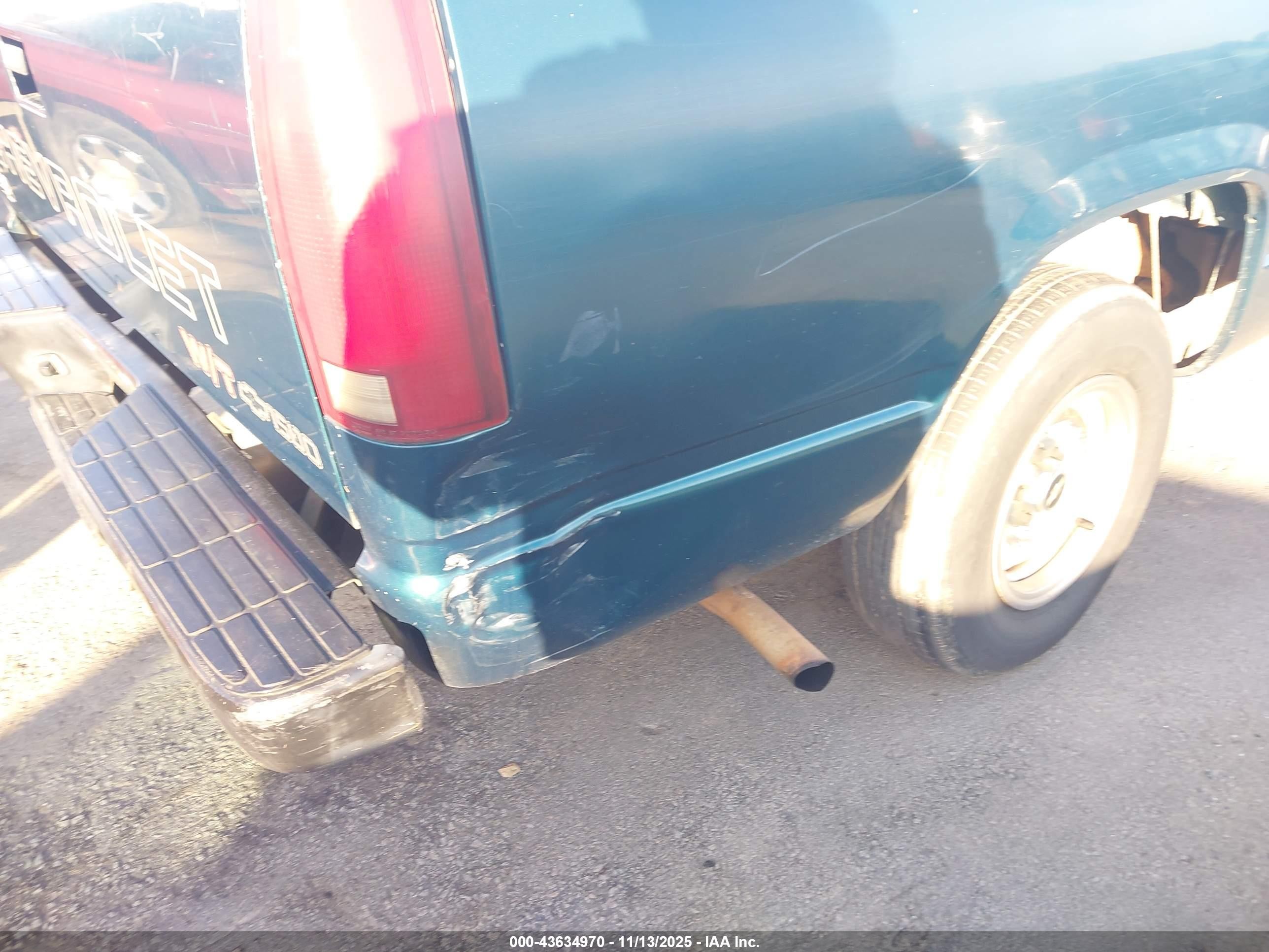 1996 Chevrolet Gmt-400 C1500 Green vin: 1GCEC14W3TZ123227