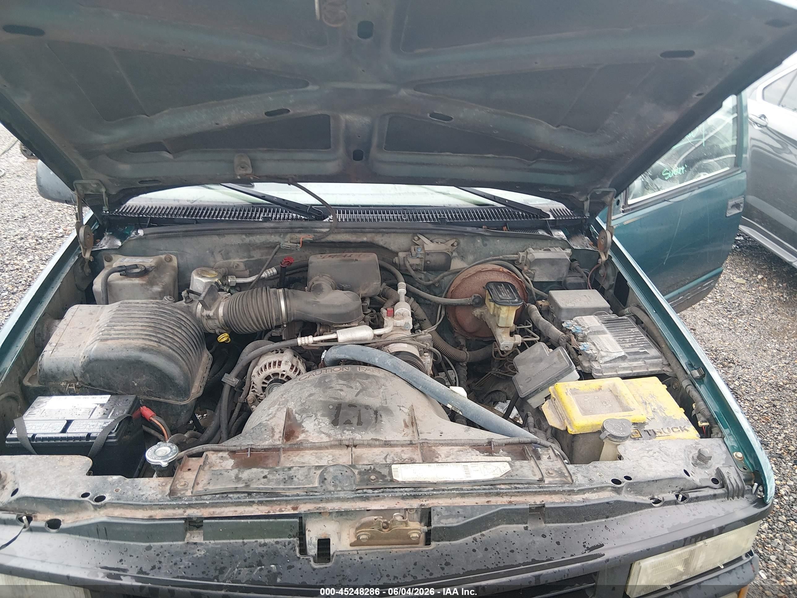 1996 Chevrolet Gmt-400 C1500 Green vin: 1GCEC14W3TZ223960