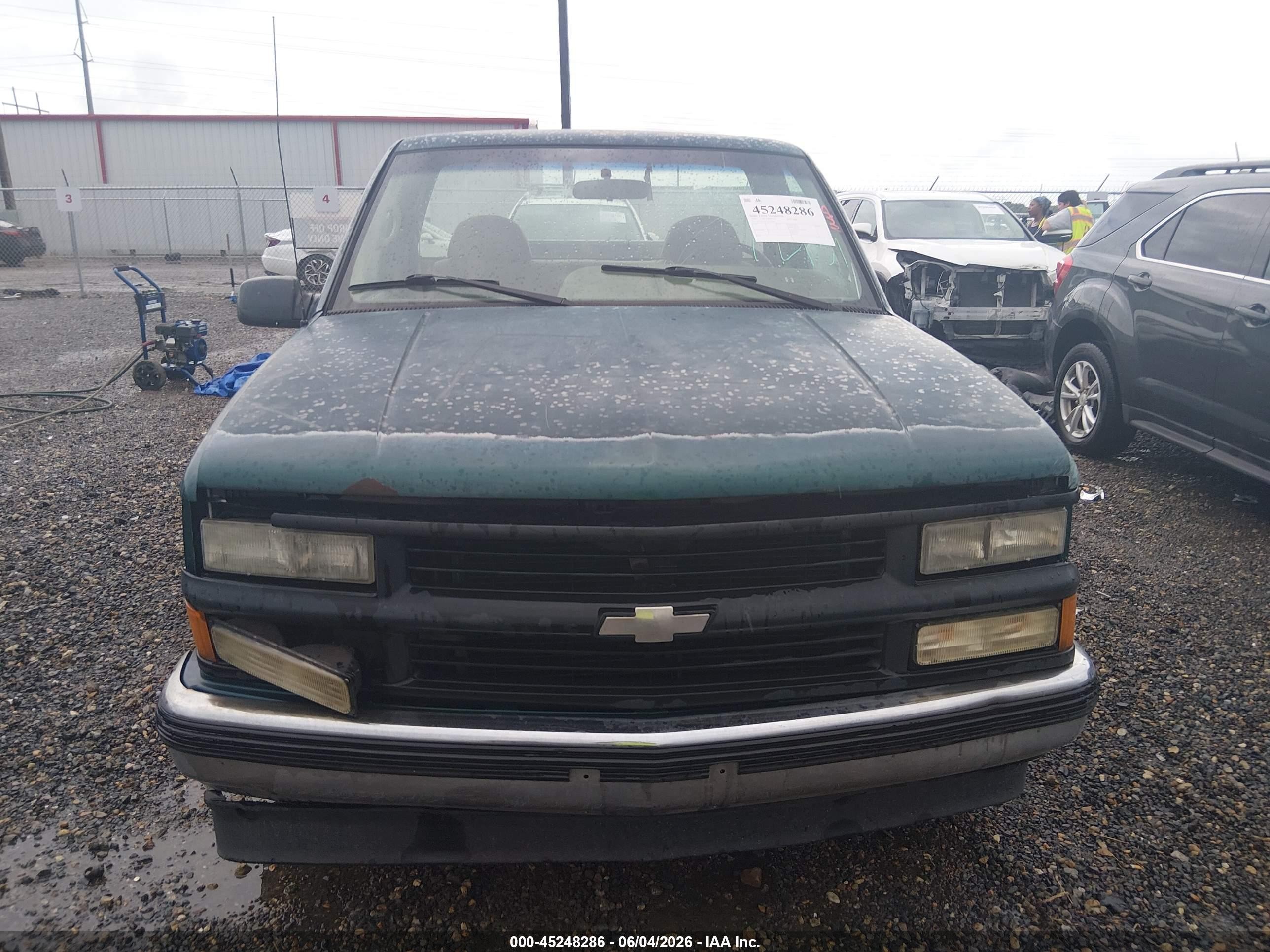 1996 Chevrolet Gmt-400 C1500 Green vin: 1GCEC14W3TZ223960