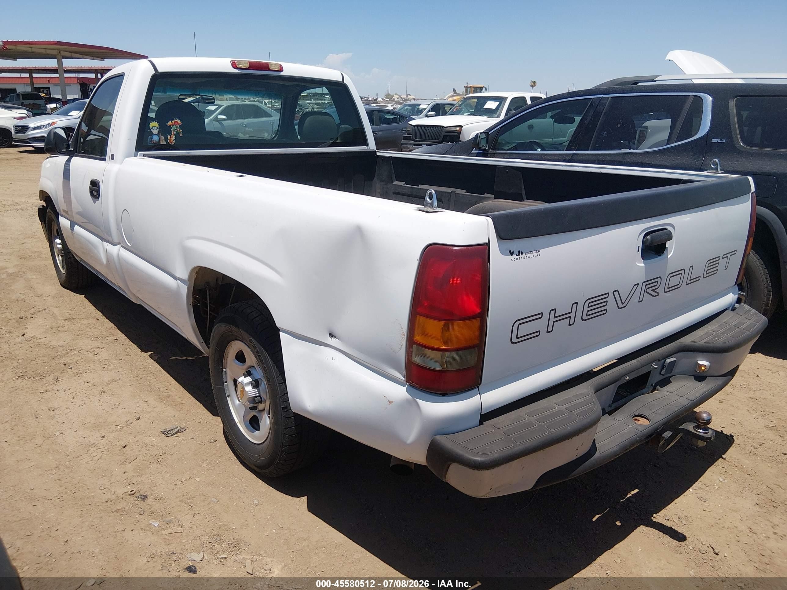 1999 Chevrolet Silverado 1500   White vin: 1GCEC14W3XE227519