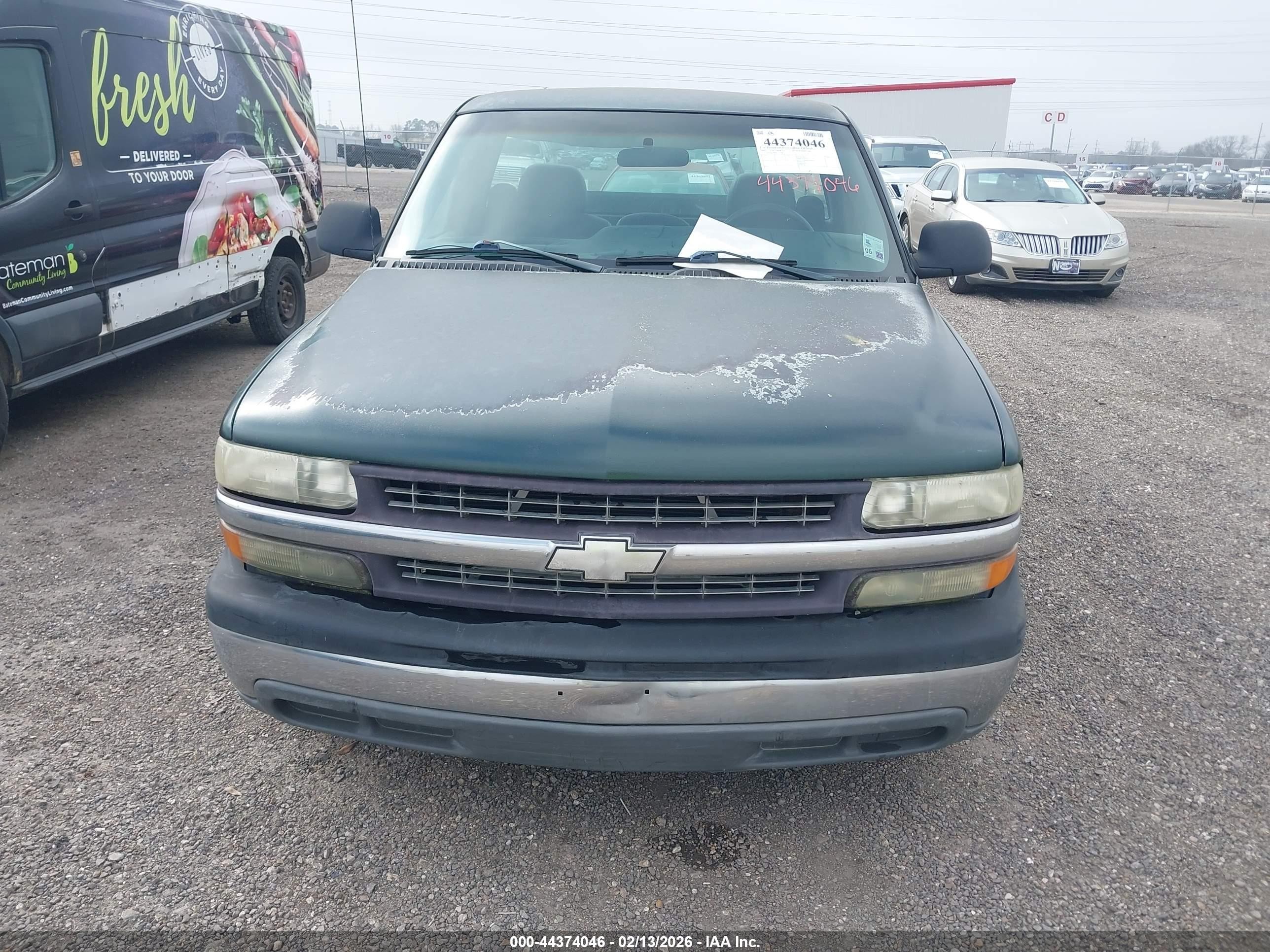 2001 Chevrolet Silverado 1500   Green vin: 1GCEC14W41Z276485
