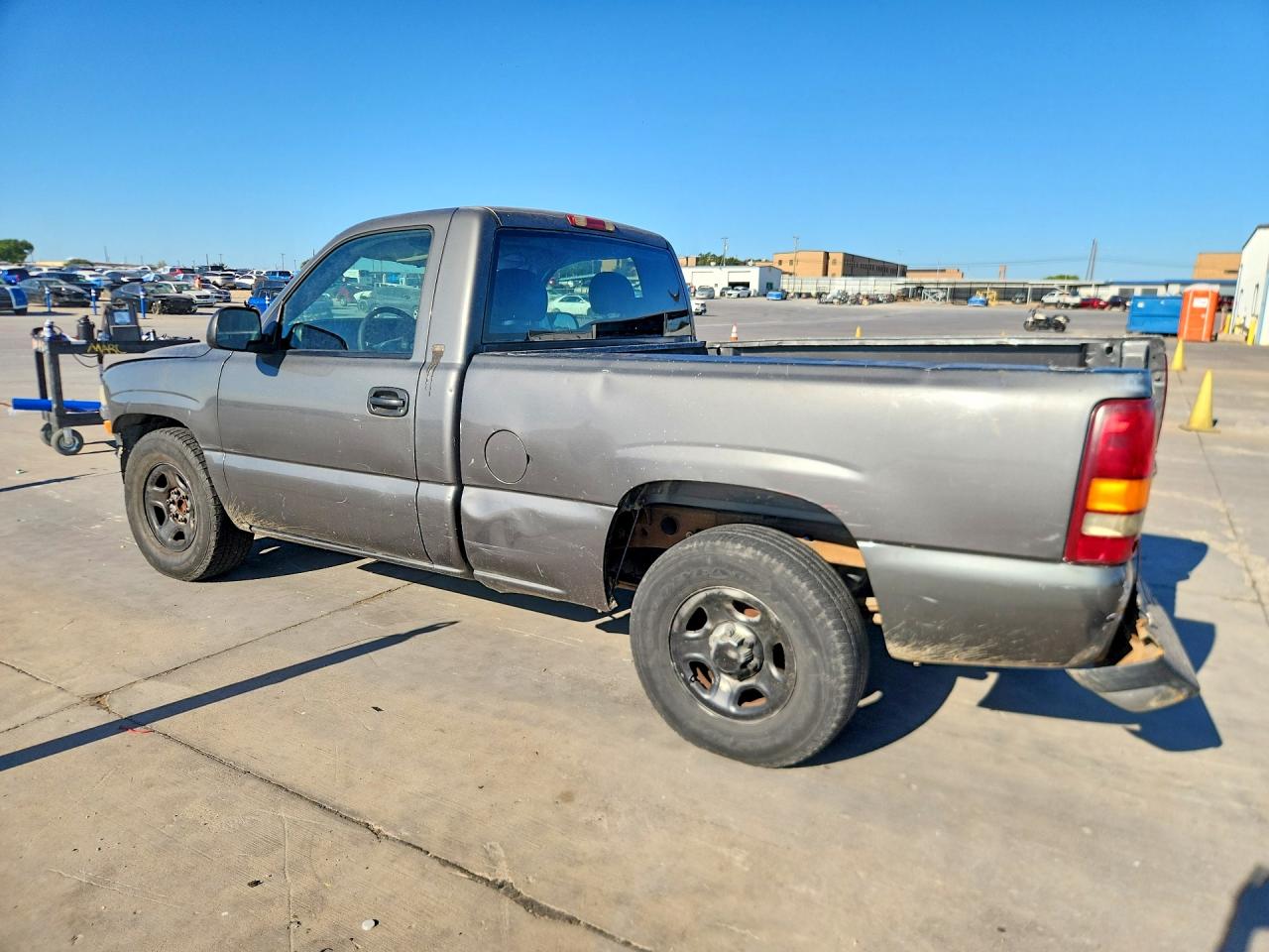 2001 Chevrolet Silverado C1500 Gray vin: 1GCEC14W41Z321845