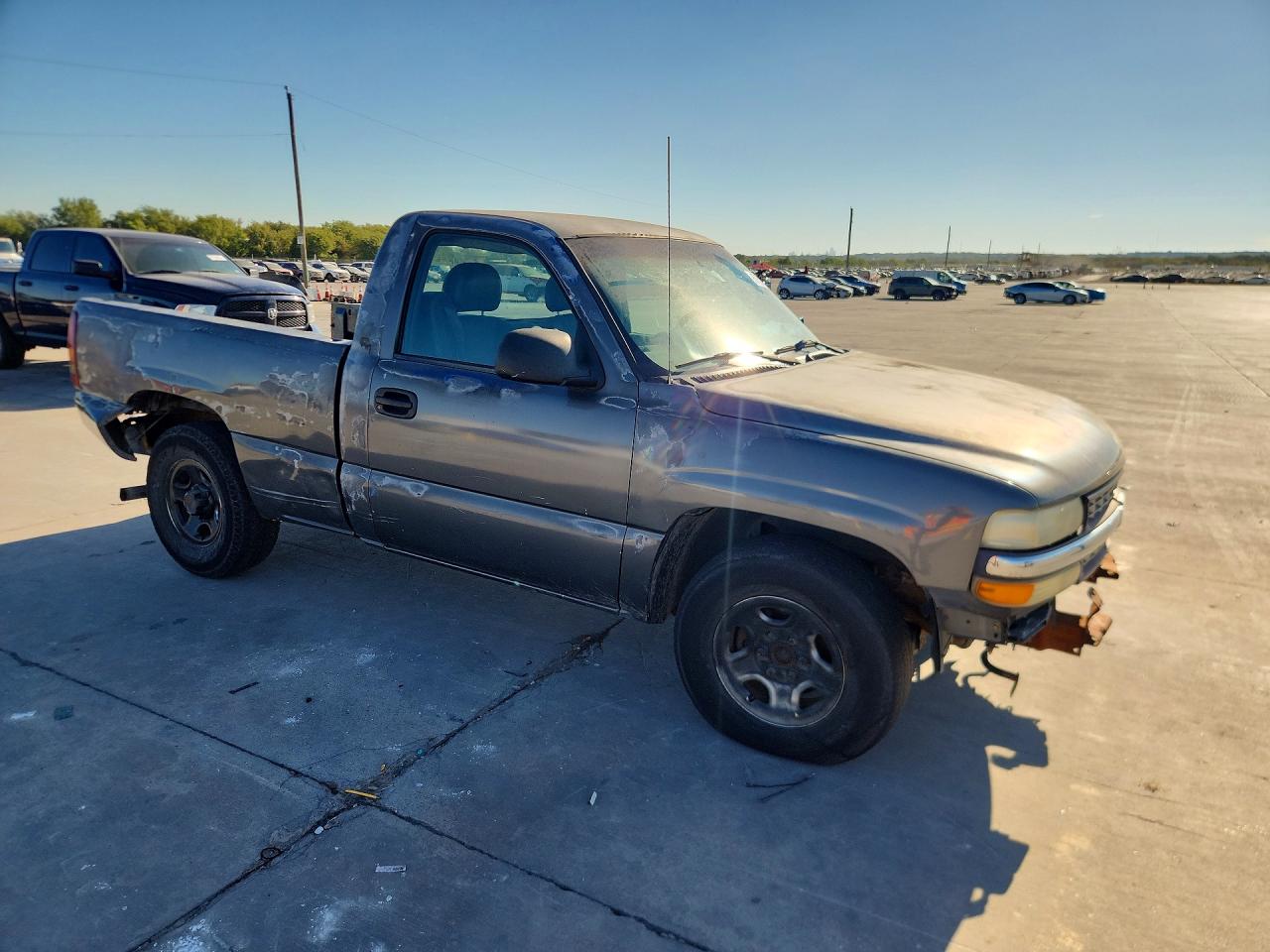 2001 Chevrolet Silverado C1500 Gray vin: 1GCEC14W41Z321845