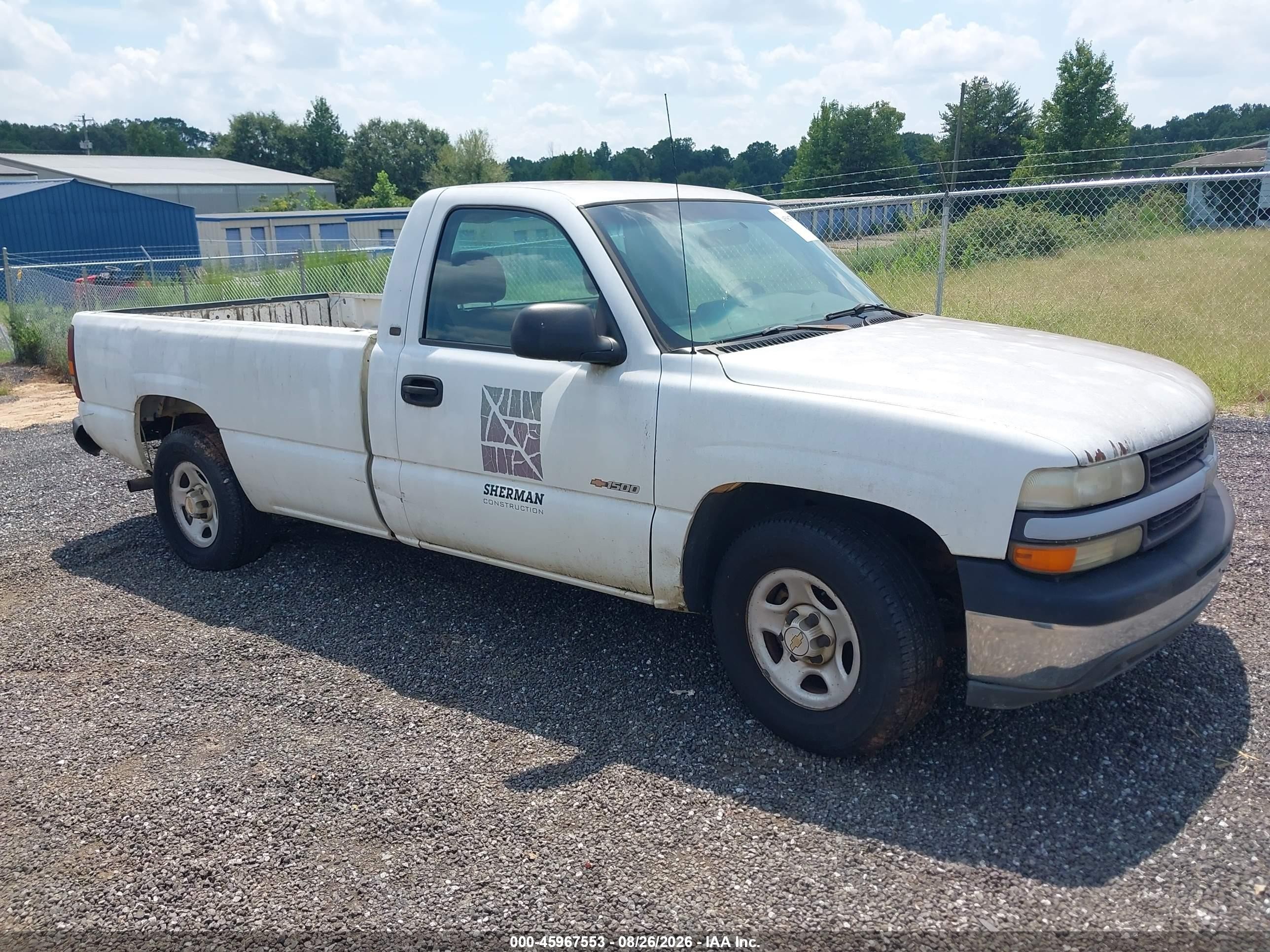 2002 Chevrolet Silverado 1500 Commercial White vin: 1GCEC14W42Z195424