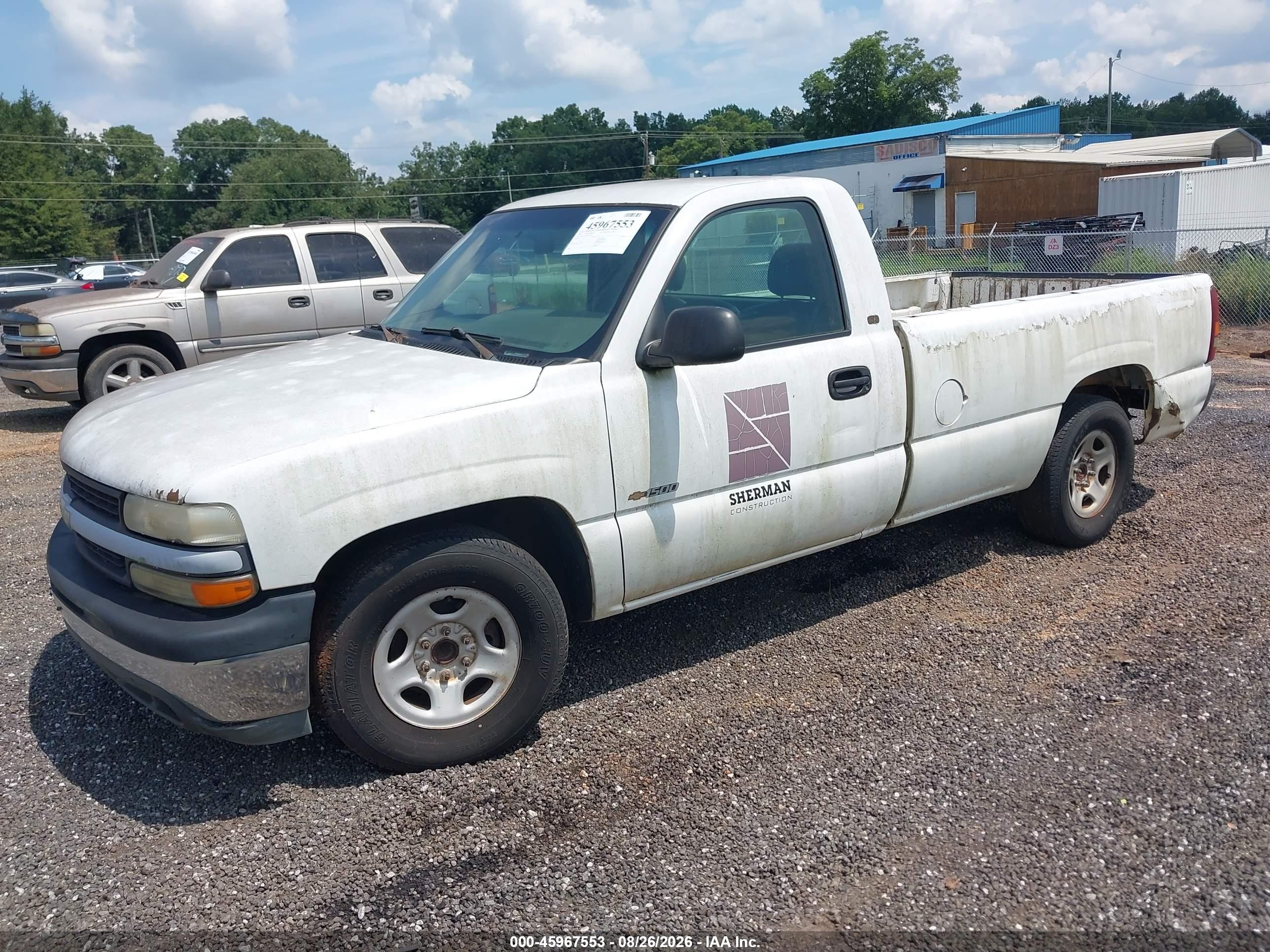 2002 Chevrolet Silverado 1500 Commercial White vin: 1GCEC14W42Z195424