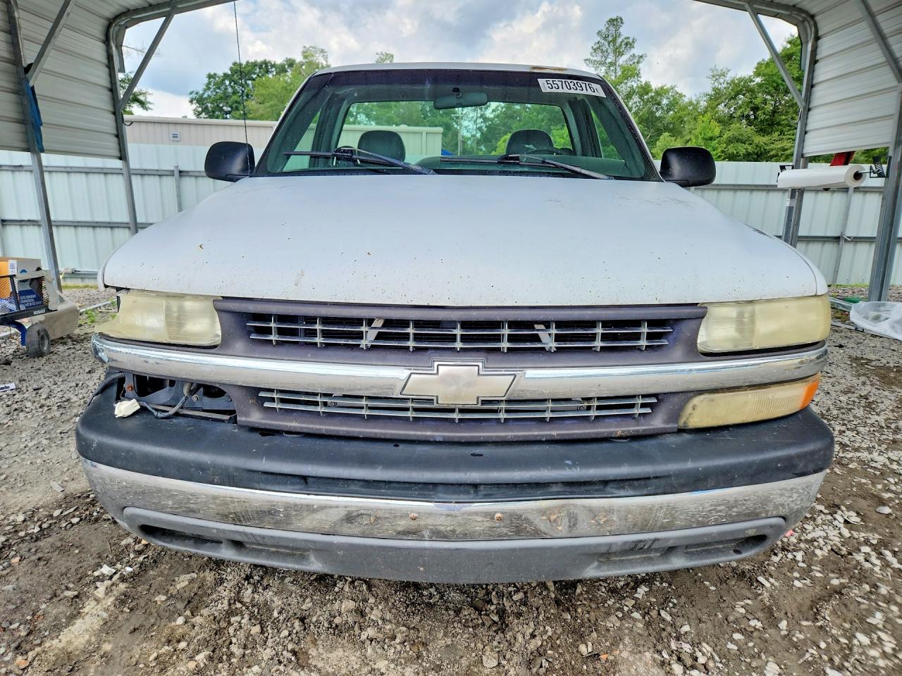2000 Chevrolet Silverado C1500 White vin: 1GCEC14W4YZ241228