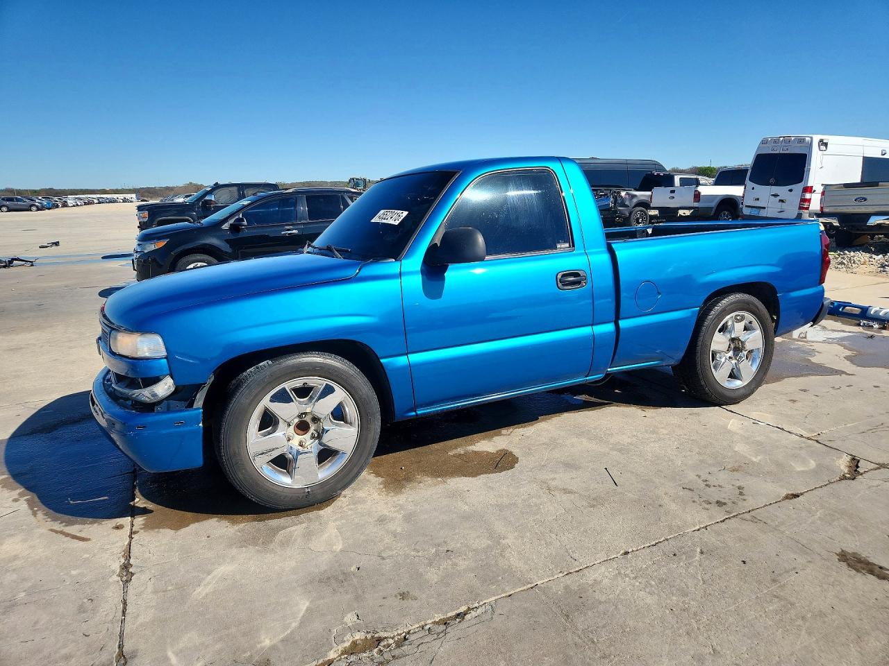 2000 Chevrolet Silverado C1500 Blue vin: 1GCEC14W4YZ273967