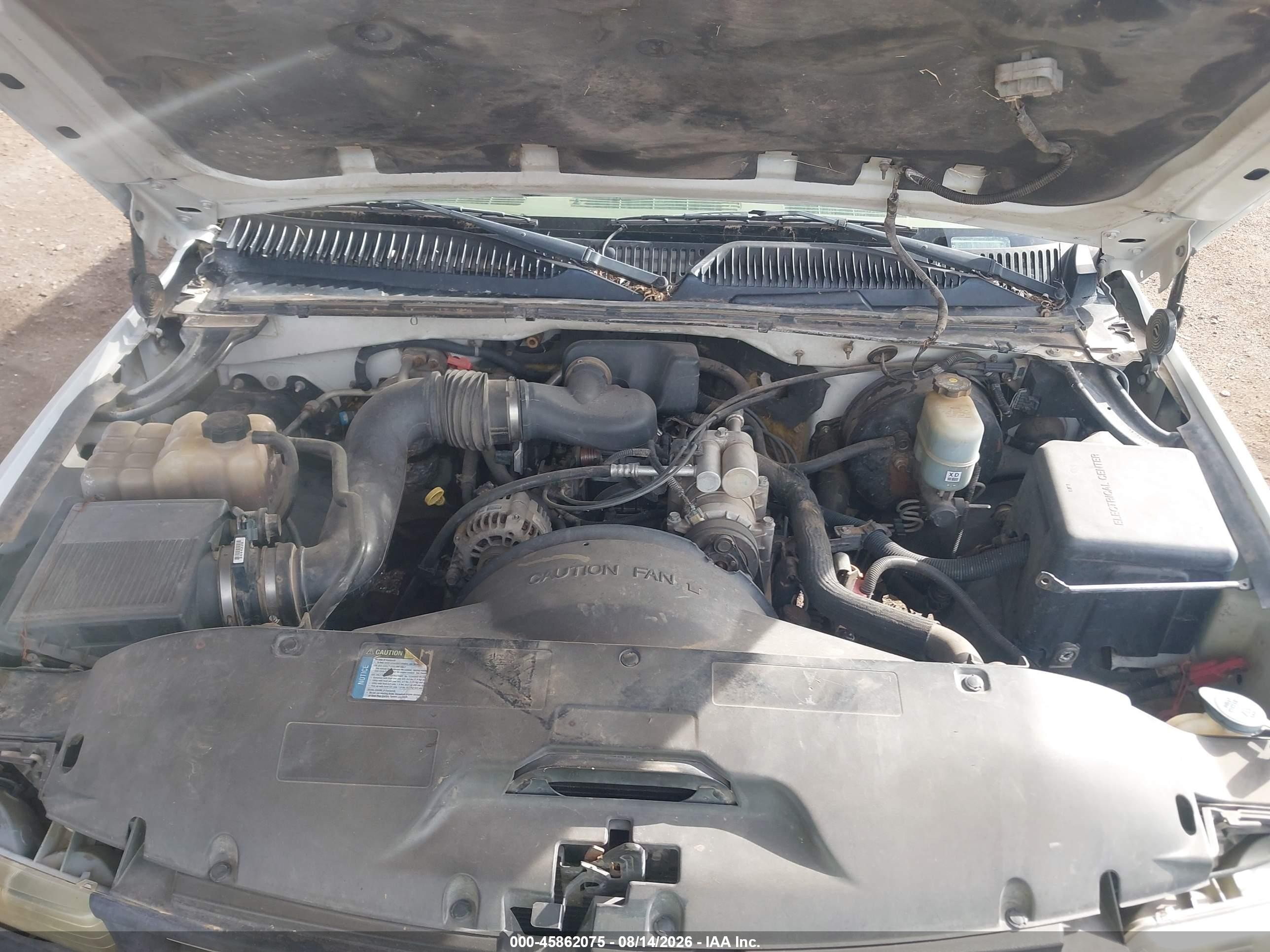 2001 Chevrolet Silverado 1500 Ls White vin: 1GCEC14W51Z262921