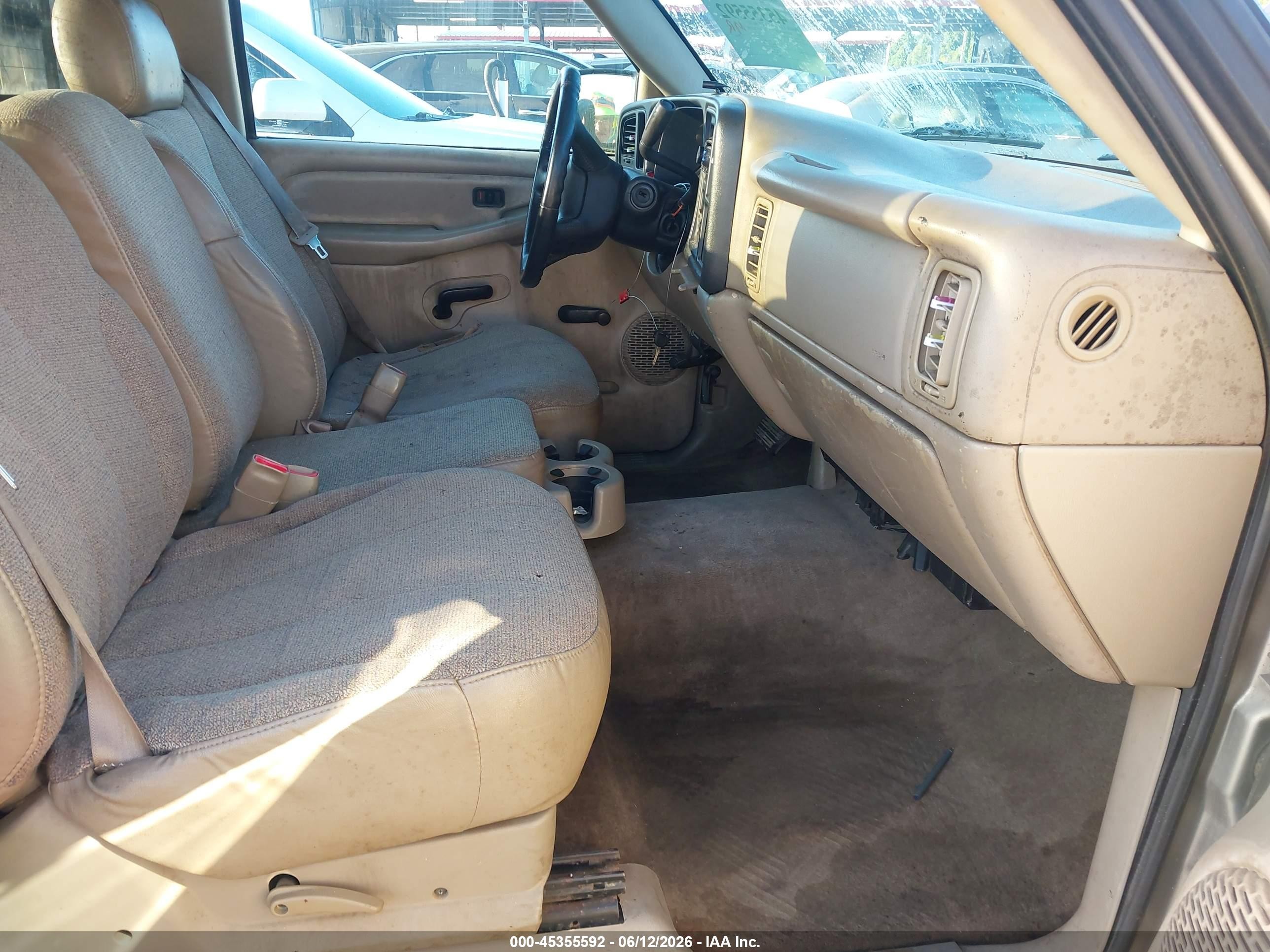 2001 Chevrolet Silverado 1500 Brown vin: 1GCEC14W51Z294428