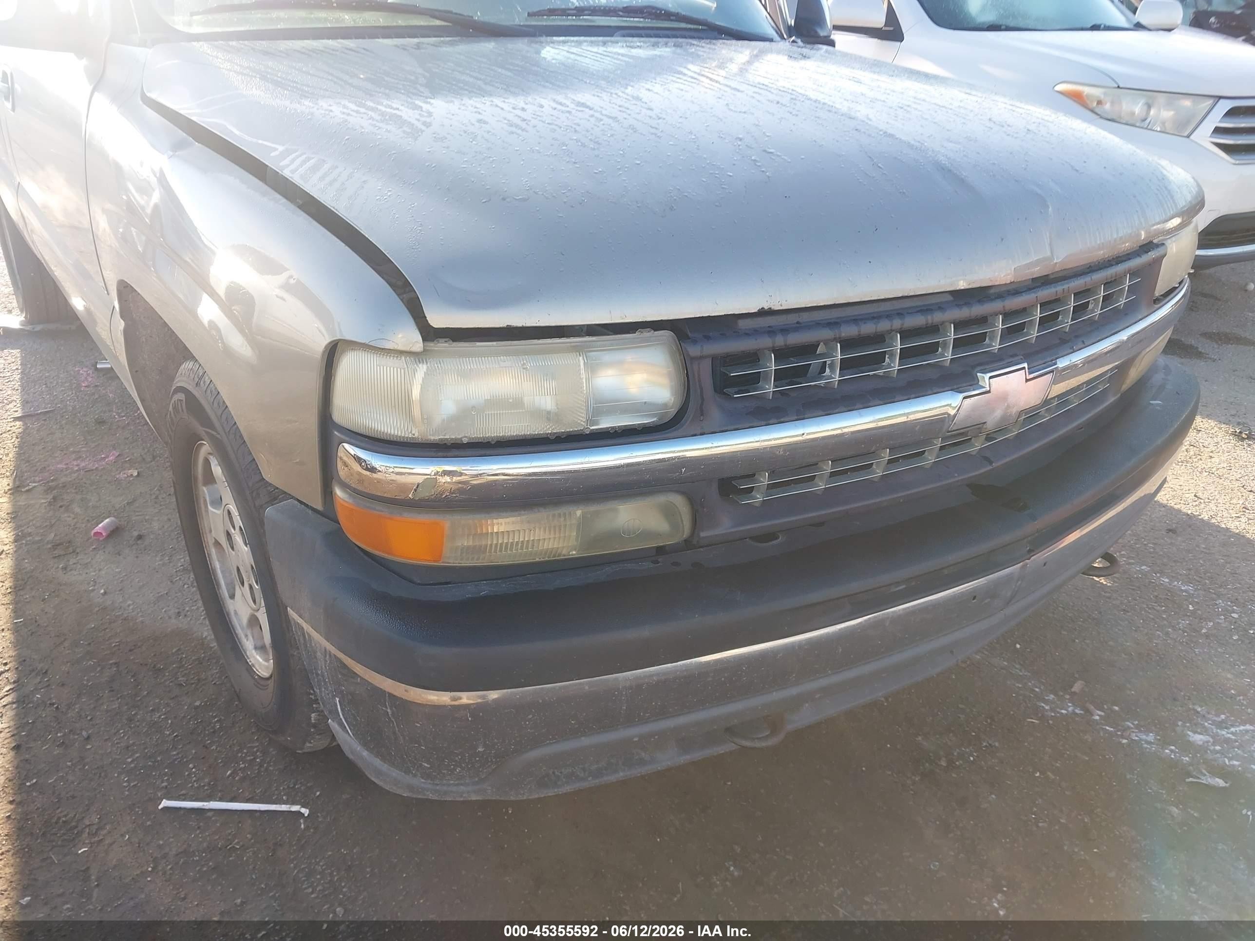2001 Chevrolet Silverado 1500 Brown vin: 1GCEC14W51Z294428