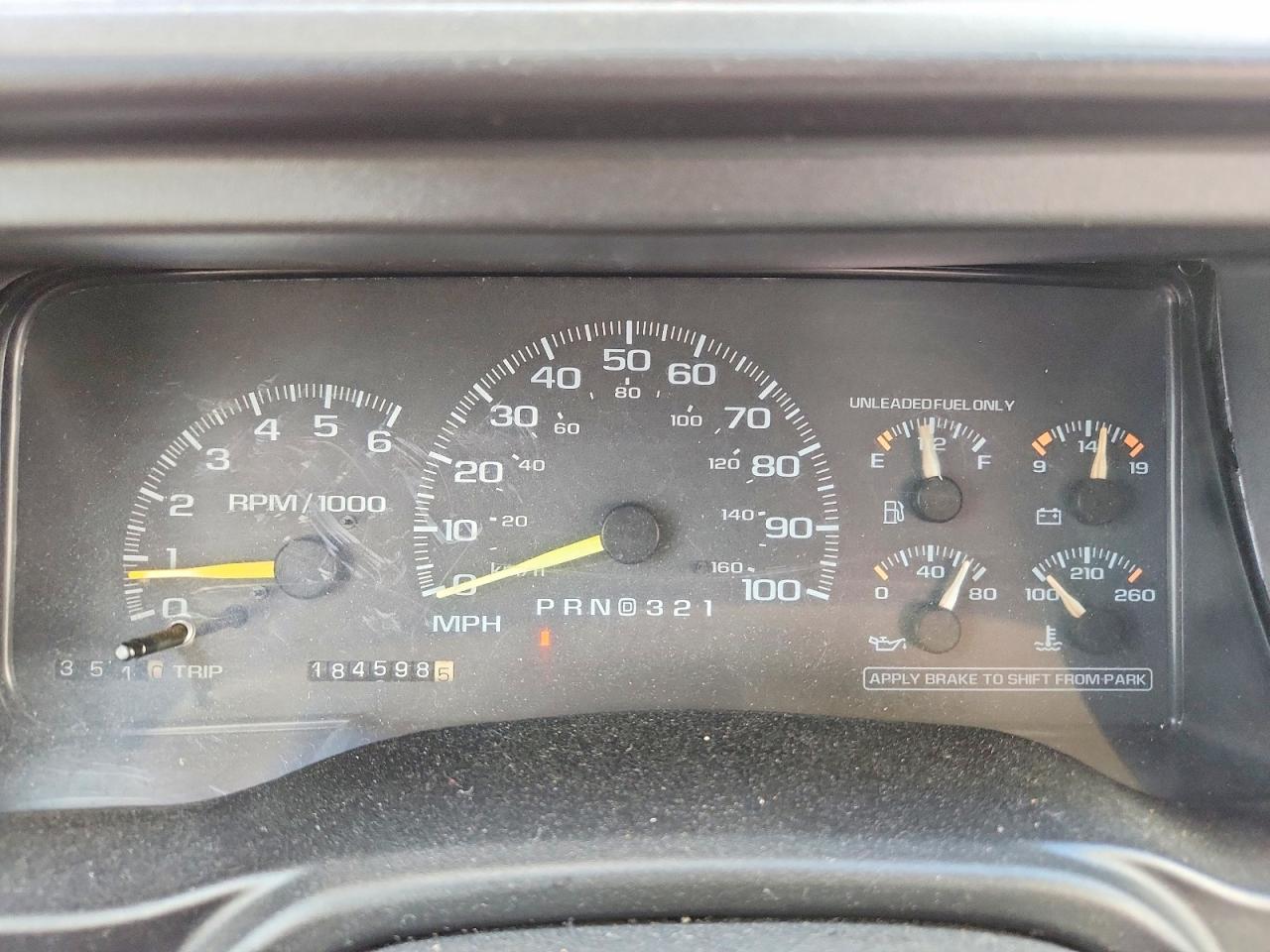 1998 Chevrolet Gmt-400 C1500 Burgundy vin: 1GCEC14W5WZ280665