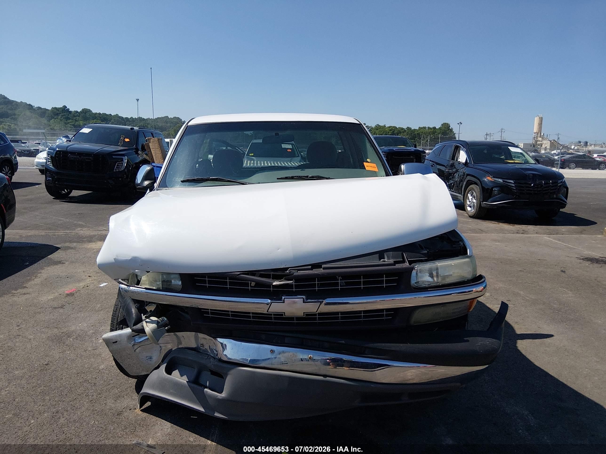 1999 Chevrolet Silverado 1500 Ls White vin: 1GCEC14W5XE144304