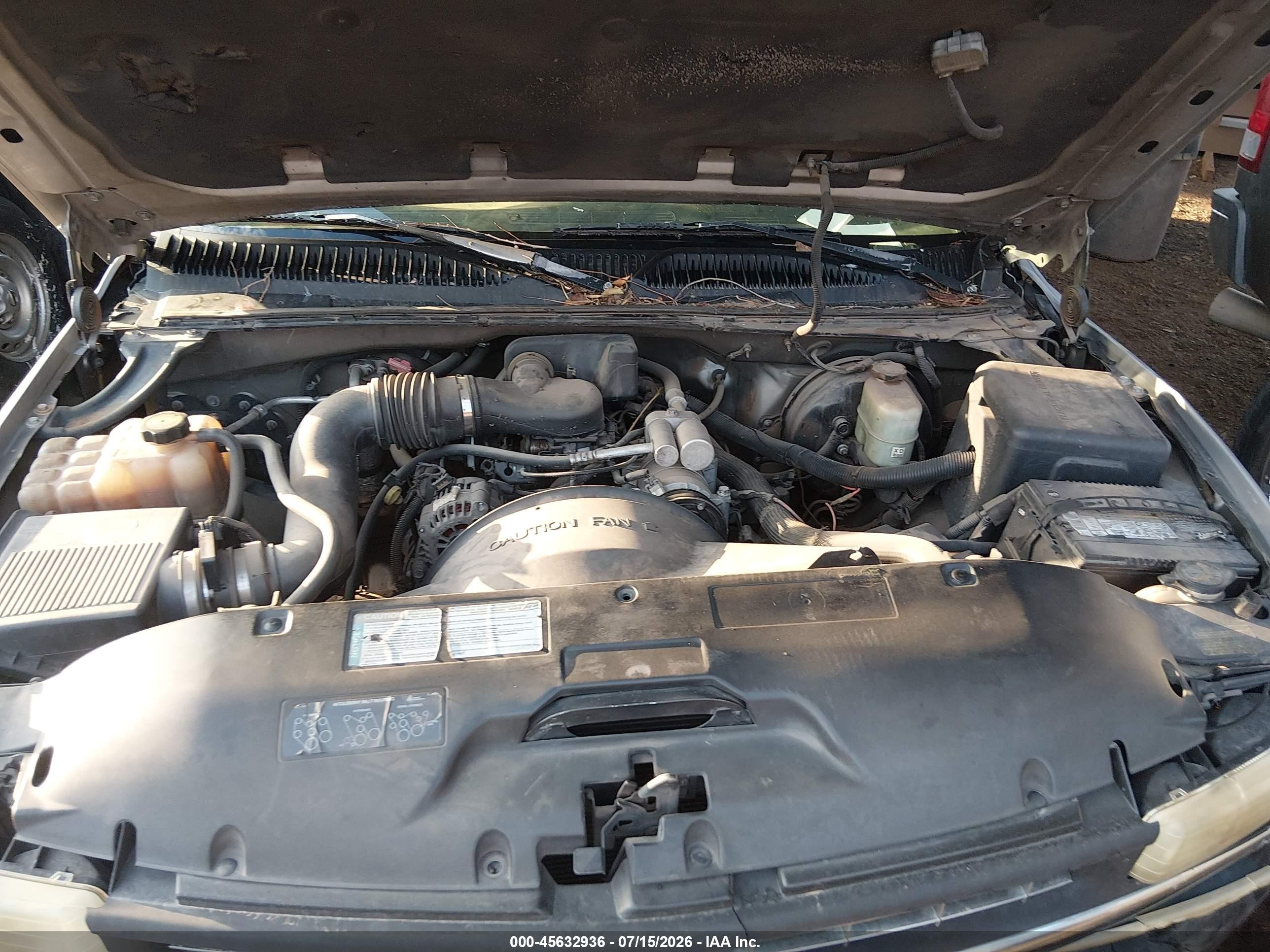 2000 Chevrolet Silverado 1500   Gray vin: 1GCEC14W5YE137368