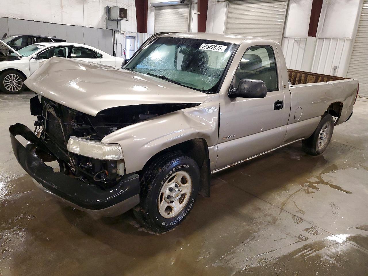 2002 Chevrolet Silverado C1500 Gray vin: 1GCEC14W62Z133250
