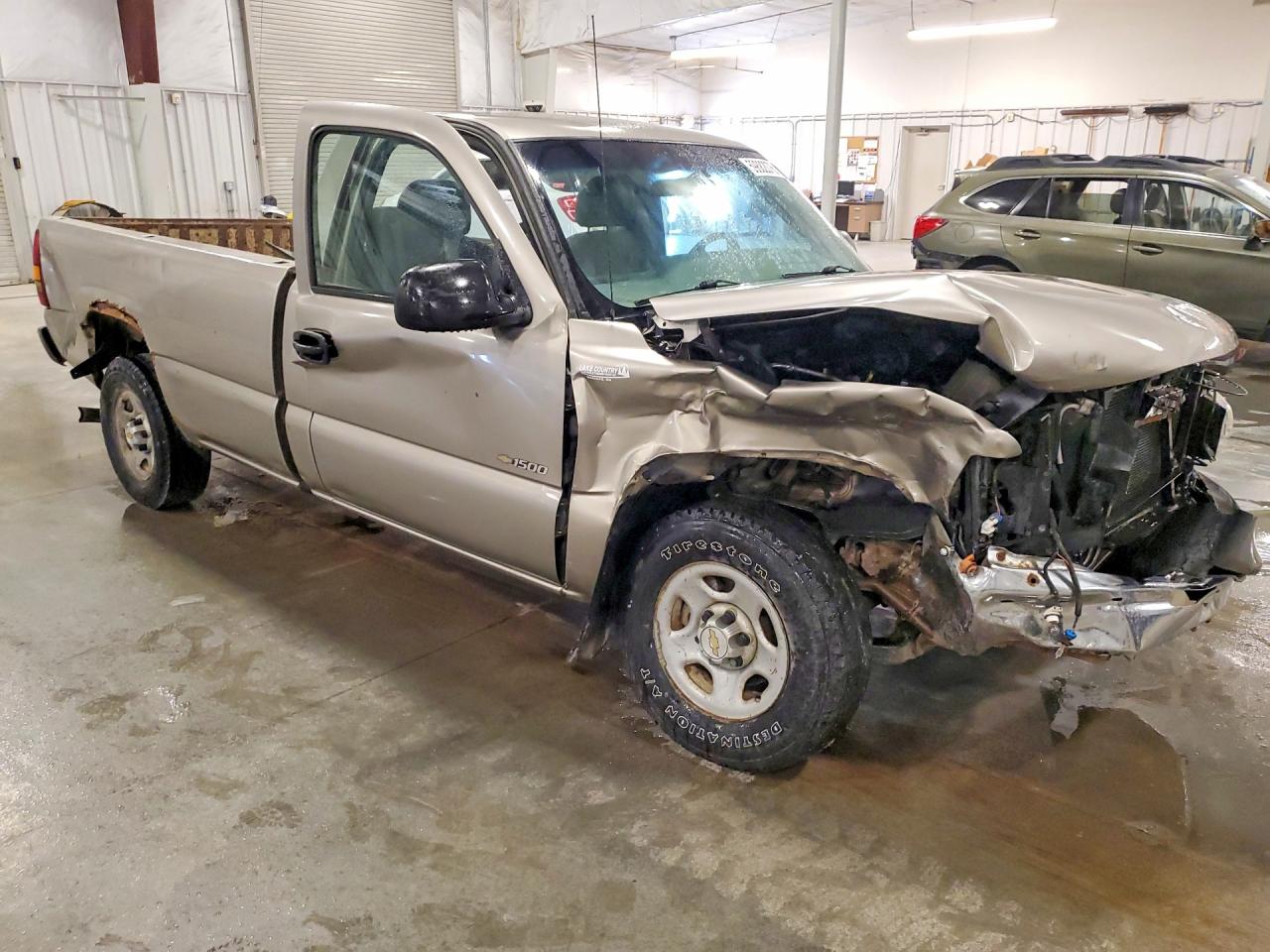 2002 Chevrolet Silverado C1500 Gray vin: 1GCEC14W62Z133250