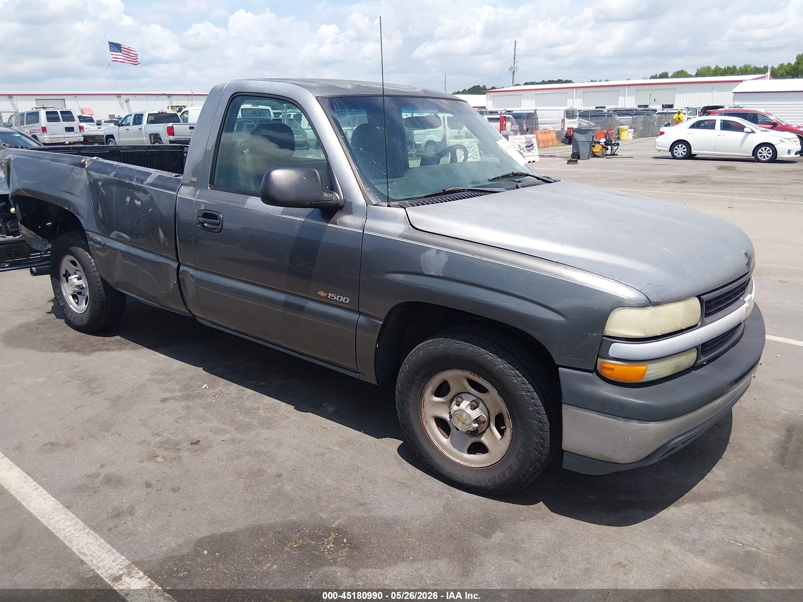 2002 Chevrolet Silverado 1500 Commercial Gray vin: 1GCEC14W62Z166071