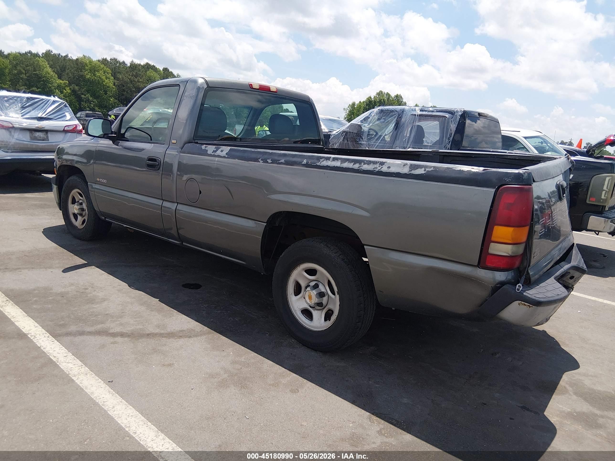 2002 Chevrolet Silverado 1500 Commercial Gray vin: 1GCEC14W62Z166071