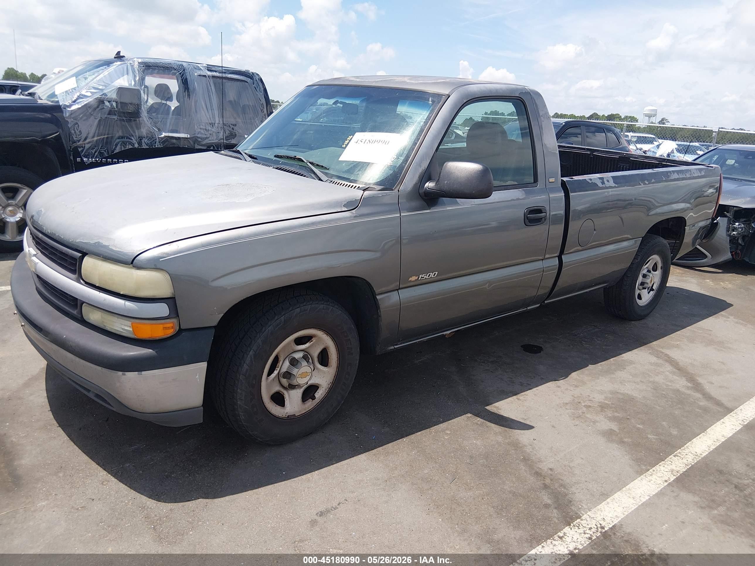2002 Chevrolet Silverado 1500 Commercial Gray vin: 1GCEC14W62Z166071