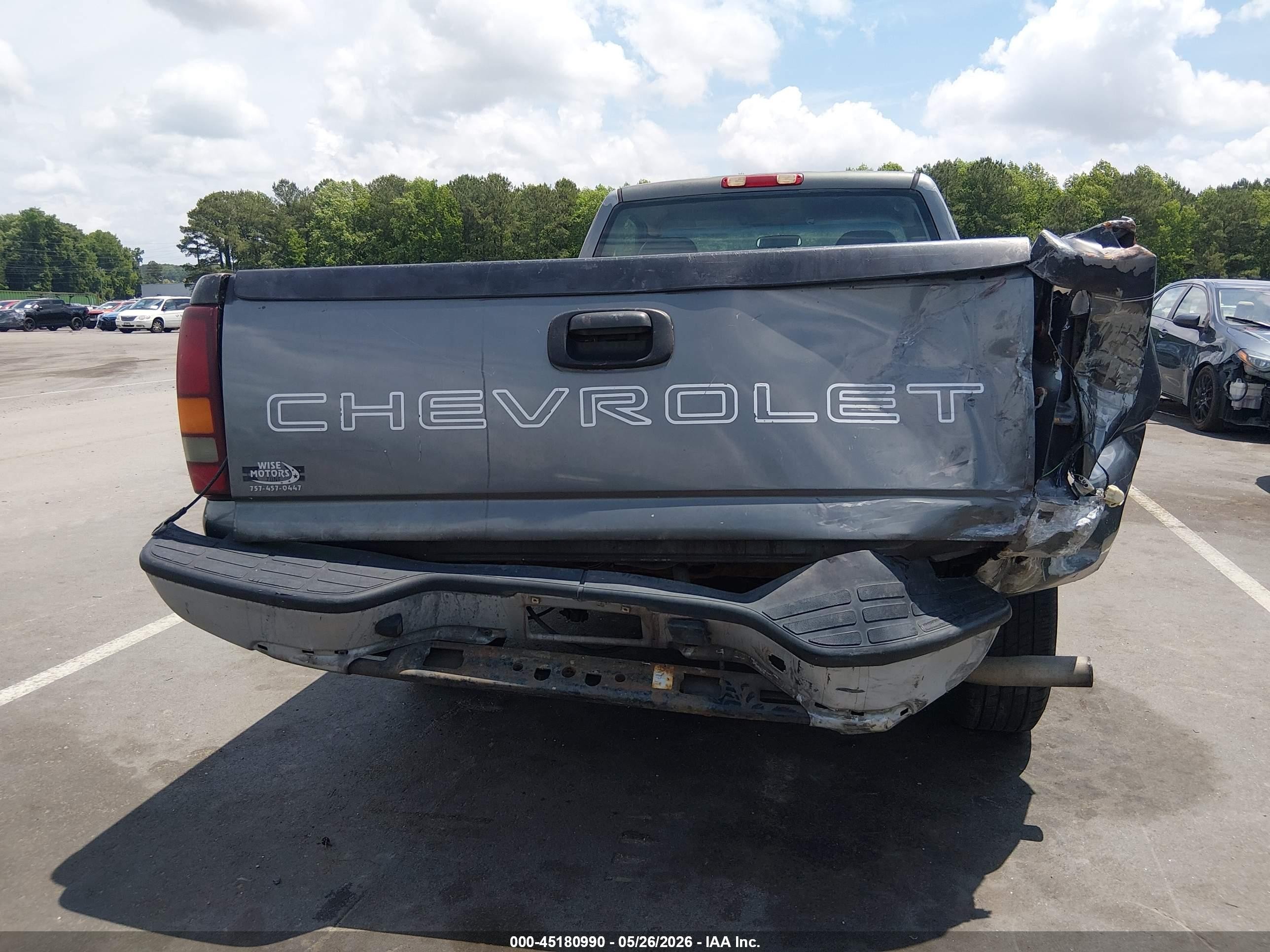 2002 Chevrolet Silverado 1500 Commercial Gray vin: 1GCEC14W62Z166071