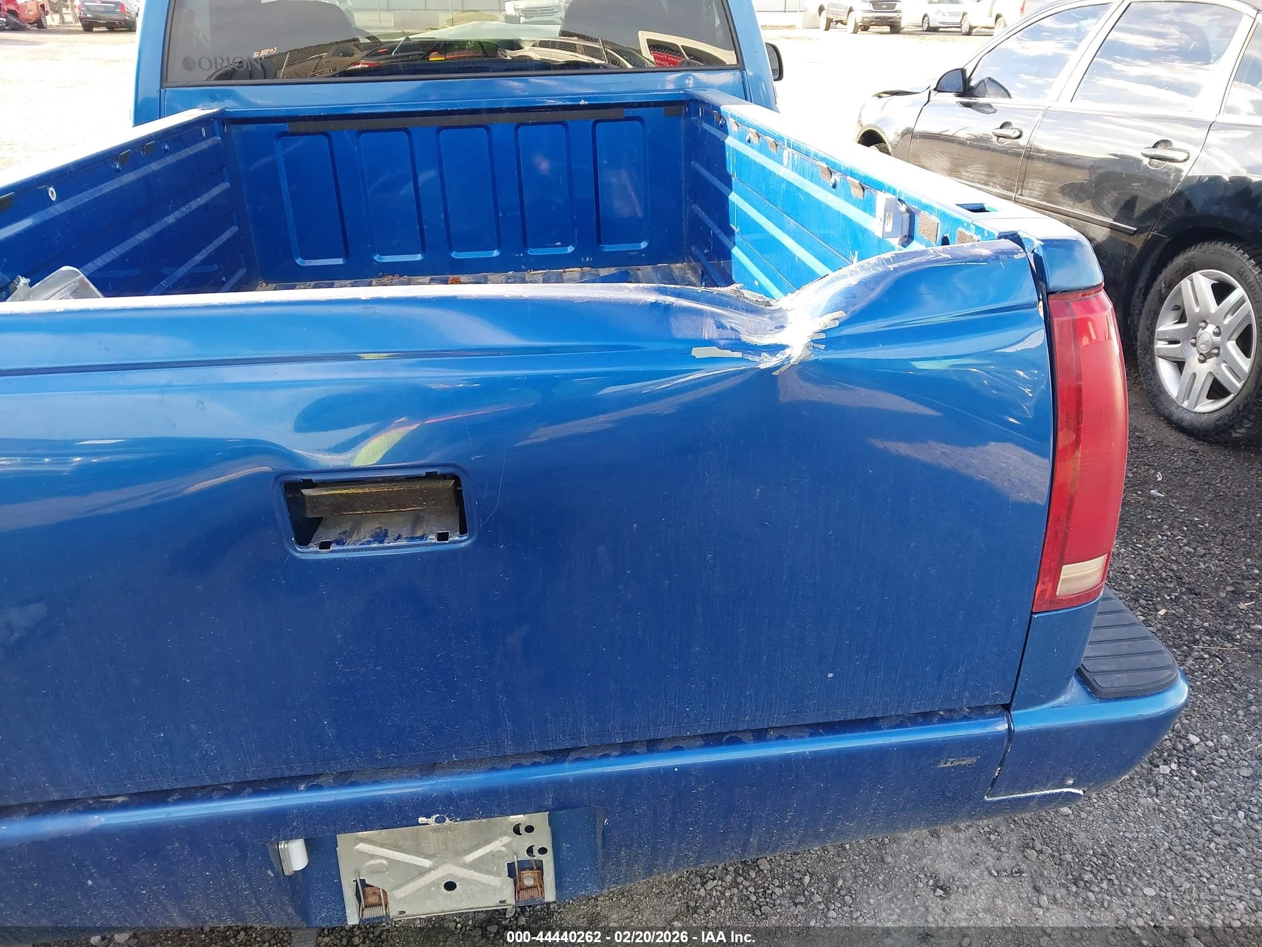 1997 Chevrolet C1500 Sportside Blue vin: 1GCEC14W6VZ183702