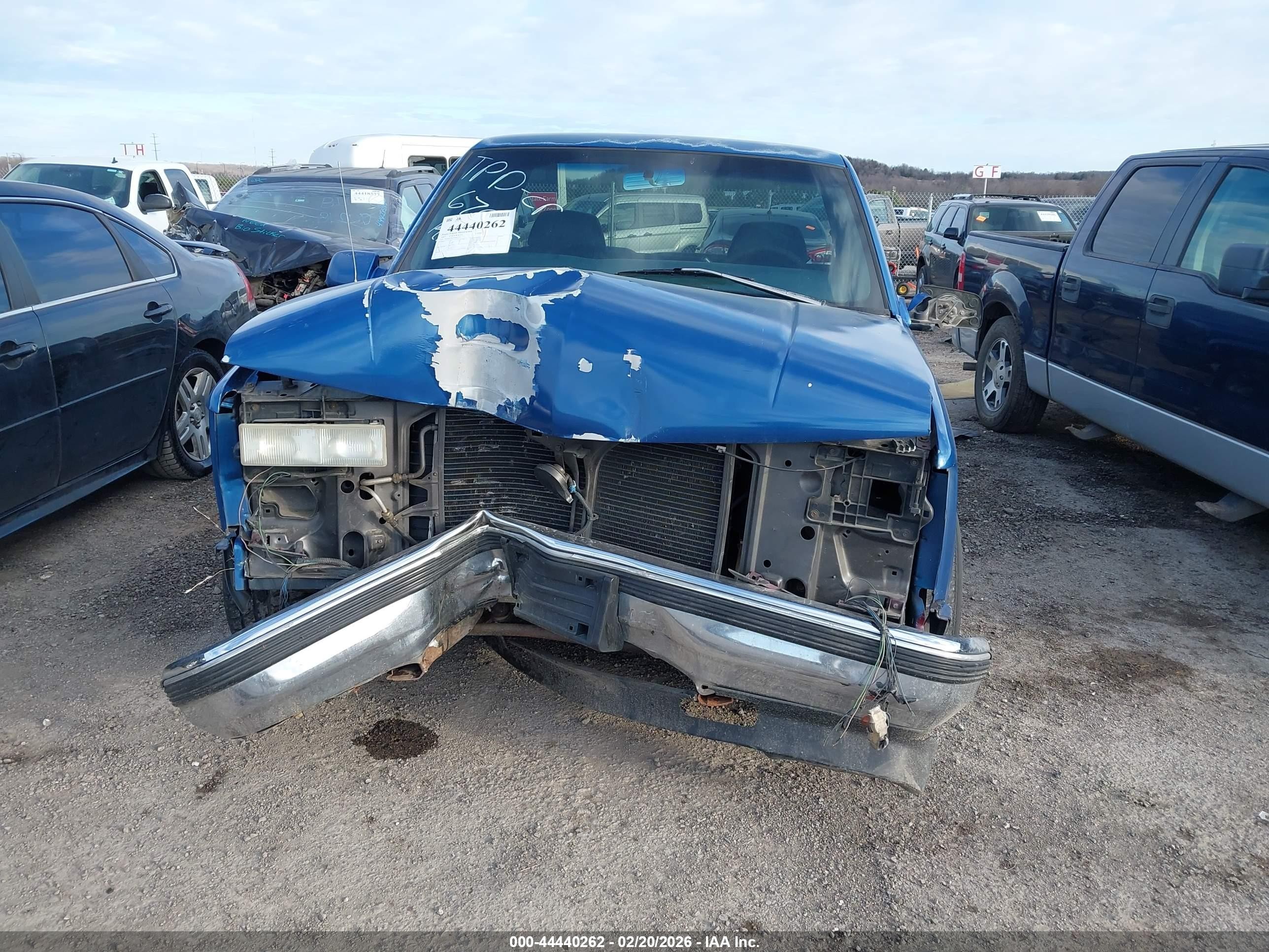 1997 Chevrolet C1500 Sportside Blue vin: 1GCEC14W6VZ183702