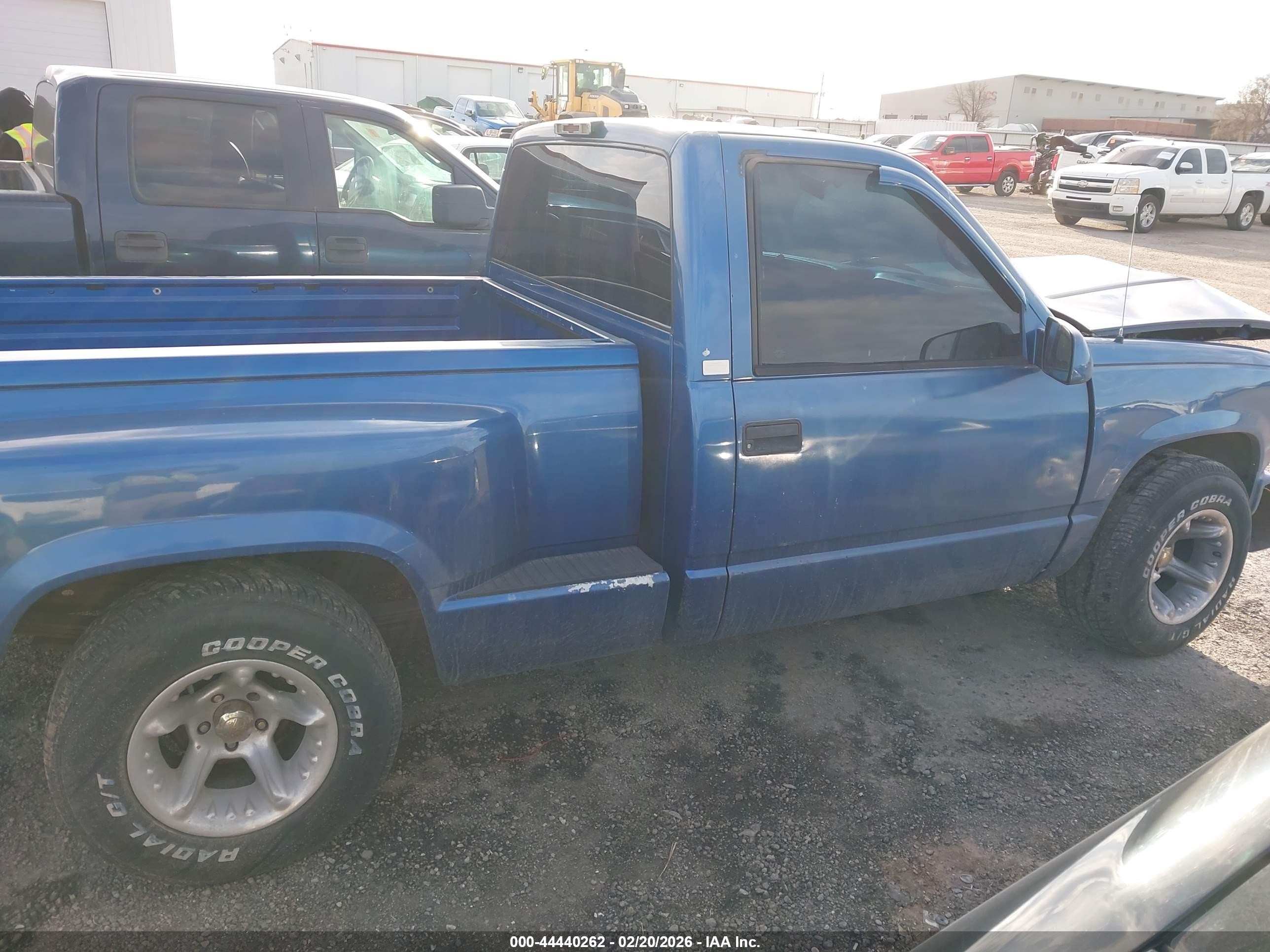 1997 Chevrolet C1500 Sportside Blue vin: 1GCEC14W6VZ183702