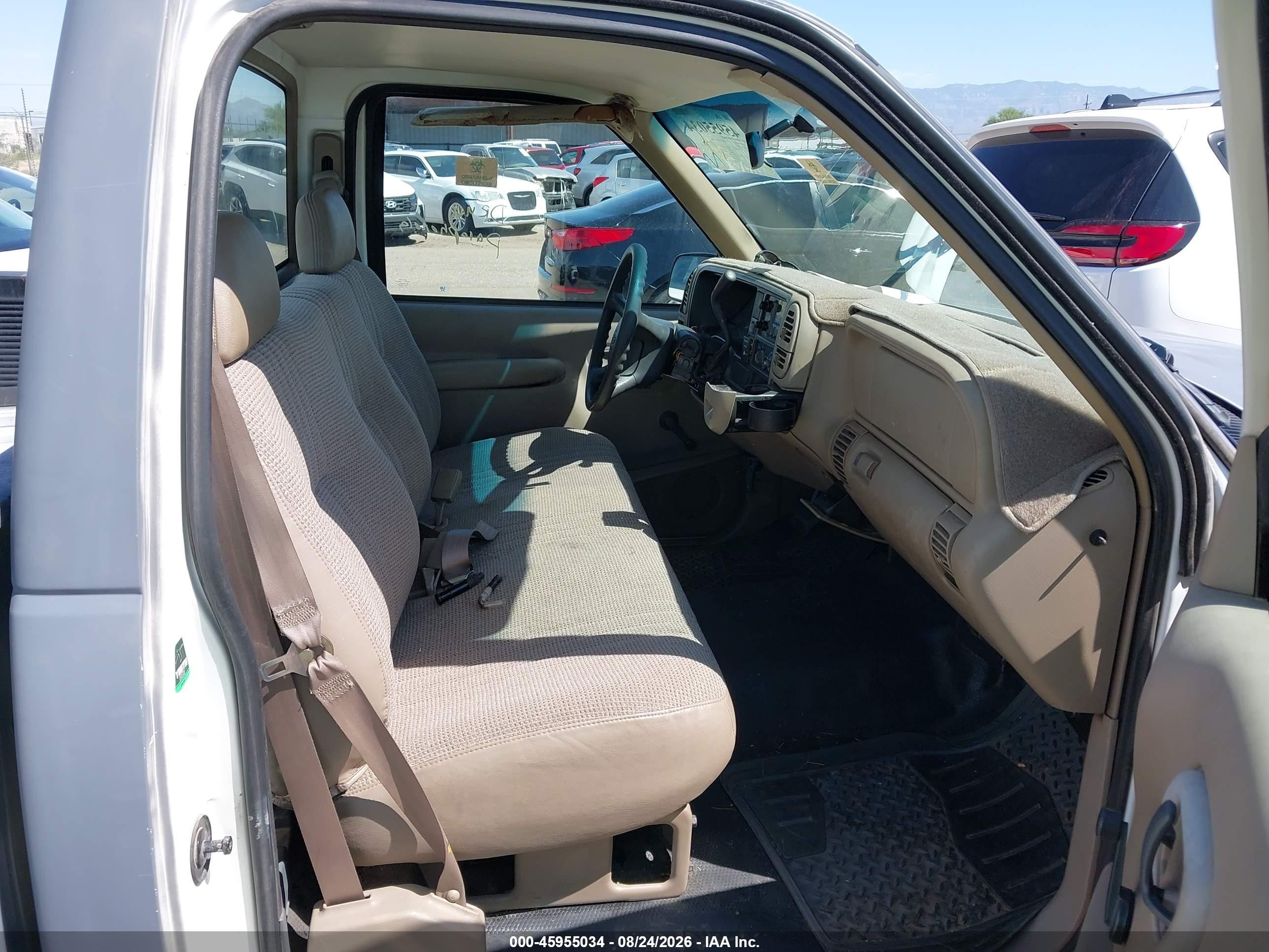 1998 Chevrolet C/k 1500 Work Fleetside W/t Gray vin: 1GCEC14W6WZ281632