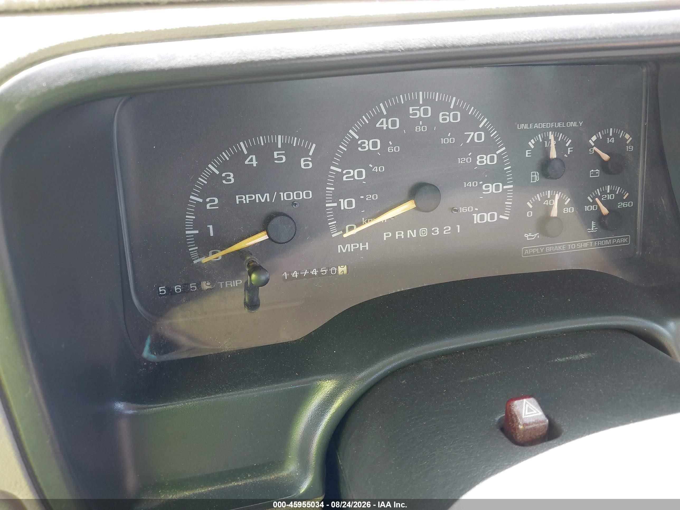 1998 Chevrolet C/k 1500 Work Fleetside W/t Gray vin: 1GCEC14W6WZ281632