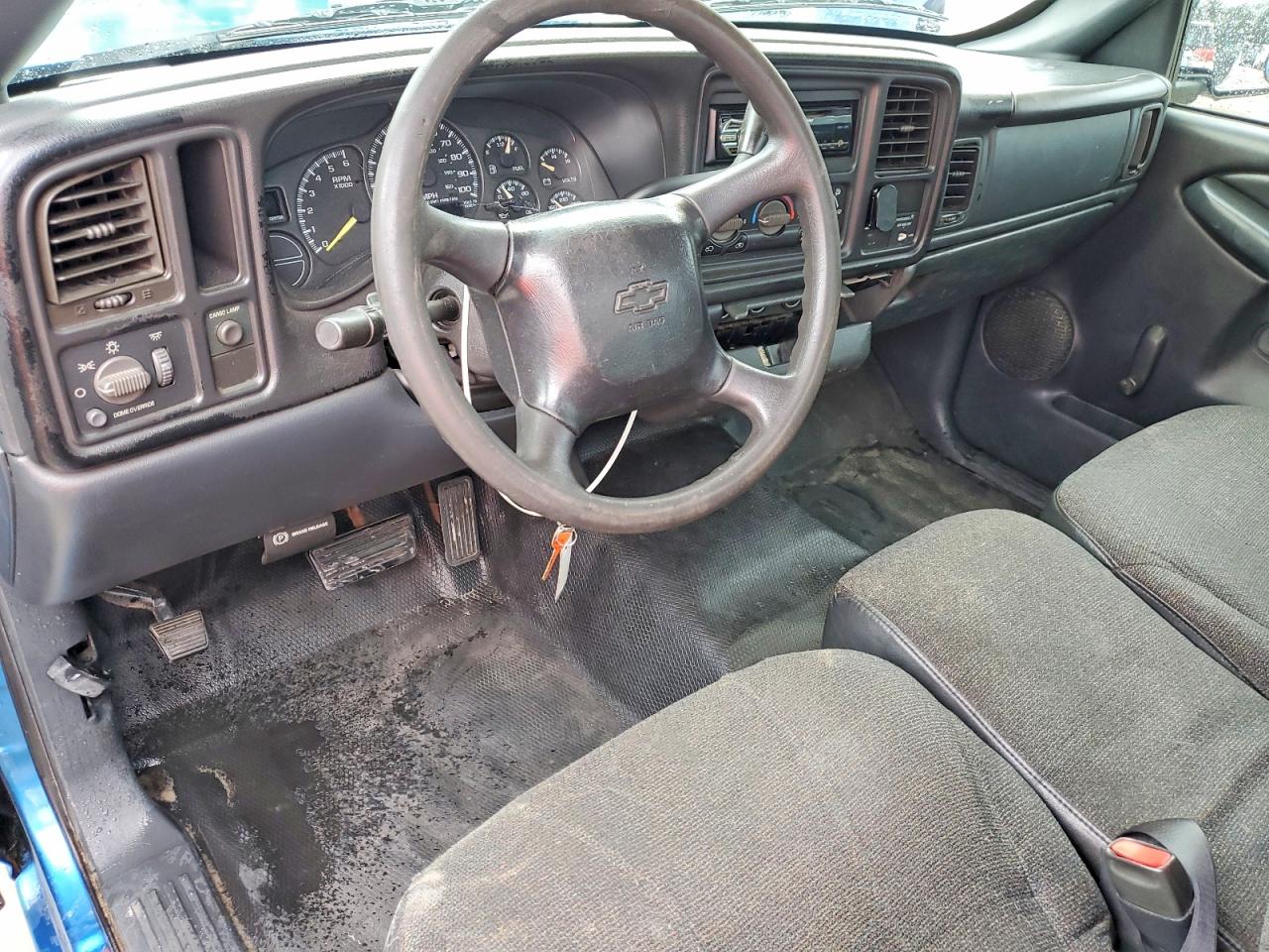 1999 Chevrolet Silverado C1500 Blue vin: 1GCEC14W6XZ186666