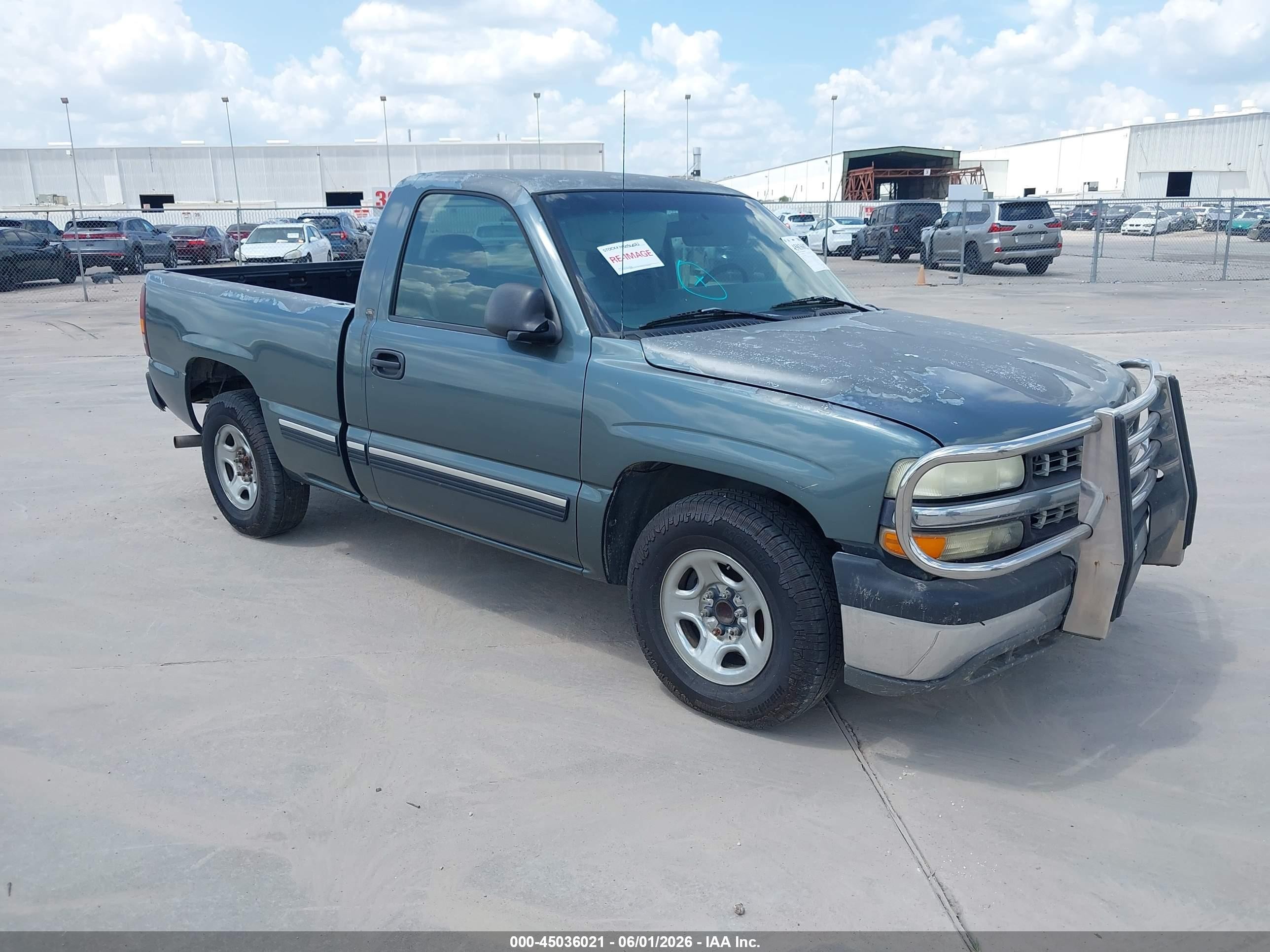 2000 Chevrolet Silverado 1500   Gray vin: 1GCEC14W6YZ108258