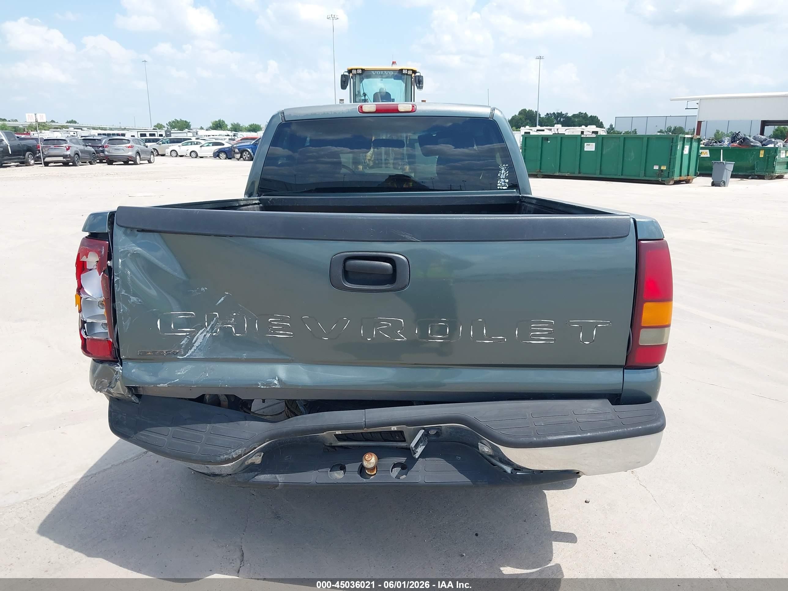 2000 Chevrolet Silverado 1500   Gray vin: 1GCEC14W6YZ108258