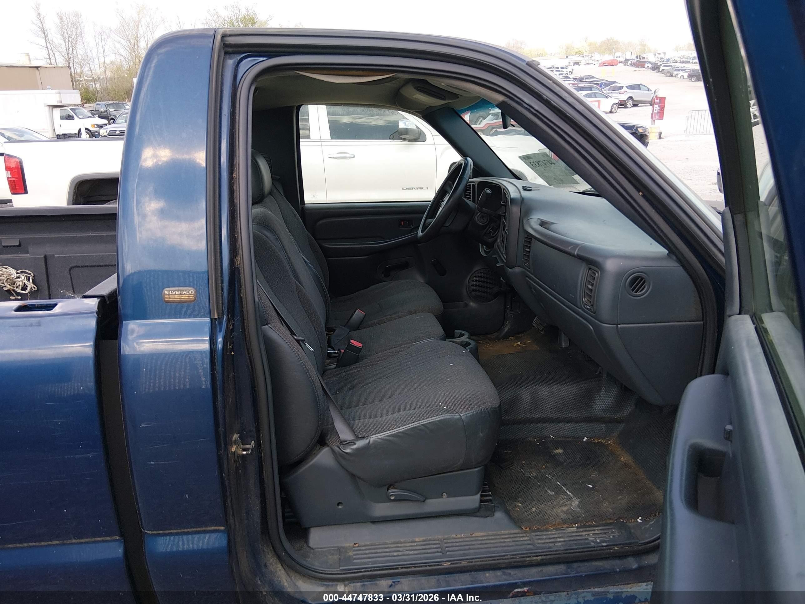 2002 Chevrolet Silverado 1500 Commercial Синий vin: 1GCEC14W72Z147819