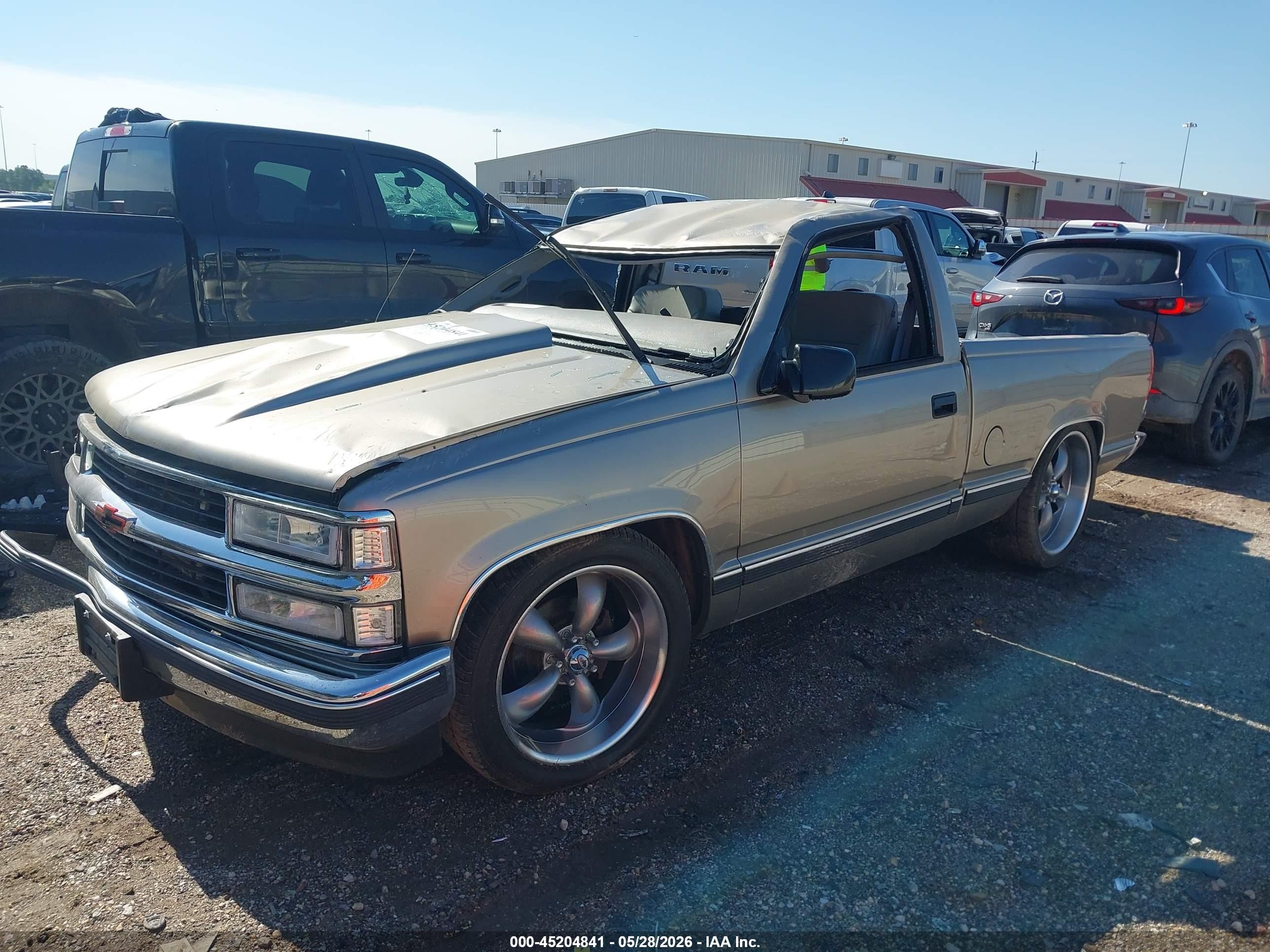 1998 Chevrolet C1500 Fleetside Brown vin: 1GCEC14W7WZ231435