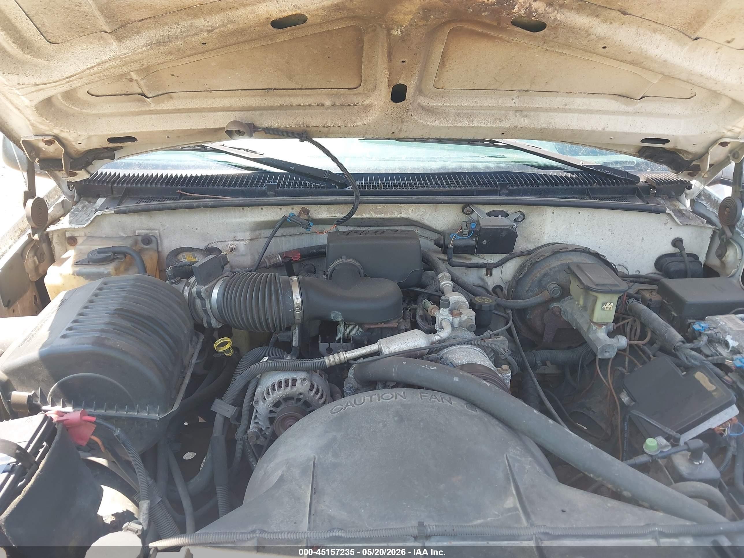 1998 Chevrolet C1500 Fleetside W/t Белый vin: 1GCEC14W7WZ269814