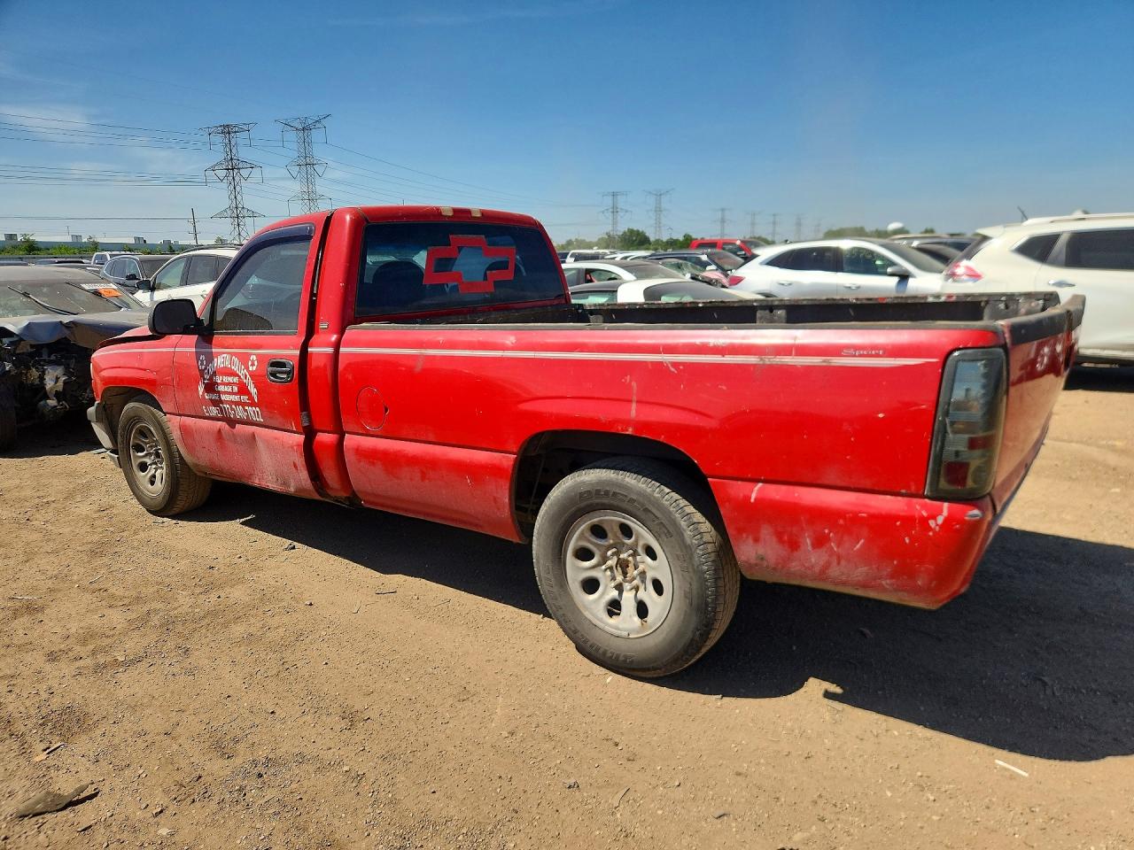2000 Chevrolet Silverado C1500 Red vin: 1GCEC14W8YE202052