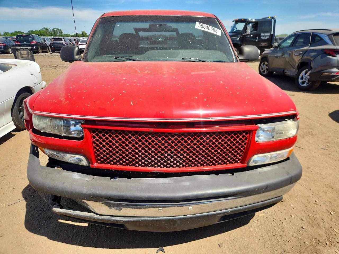 2000 Chevrolet Silverado C1500 Red vin: 1GCEC14W8YE202052