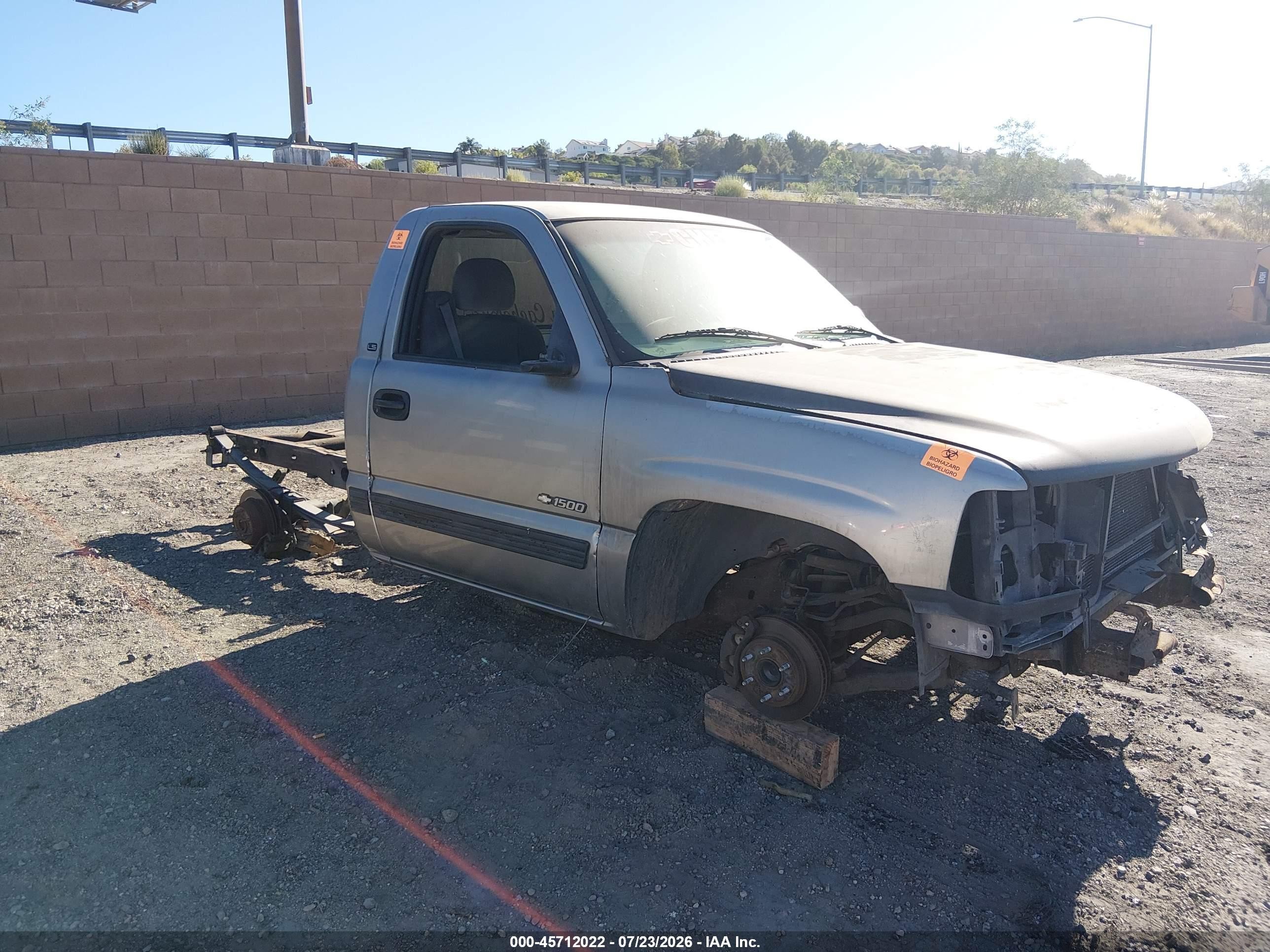 2000 Chevrolet Silverado 1500 Ls Beige vin: 1GCEC14W8YZ350050
