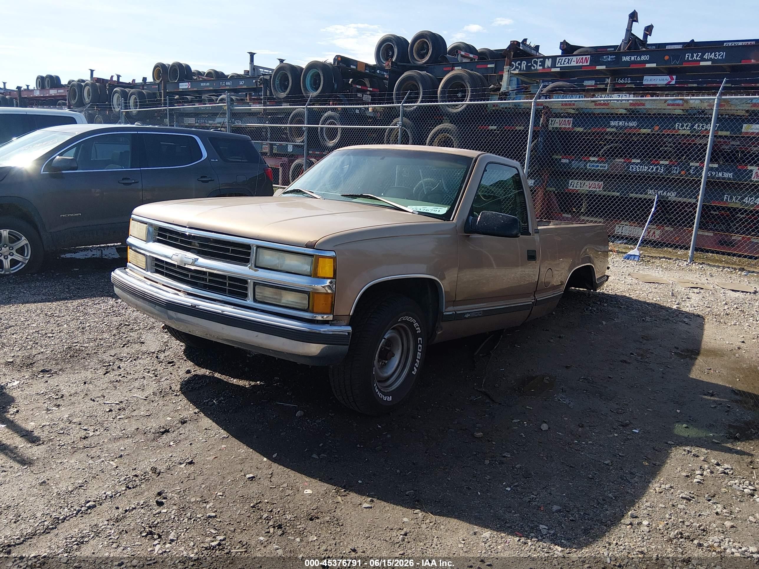 1996 Chevrolet Gmt-400 C1500 Brown vin: 1GCEC14W9TZ137584