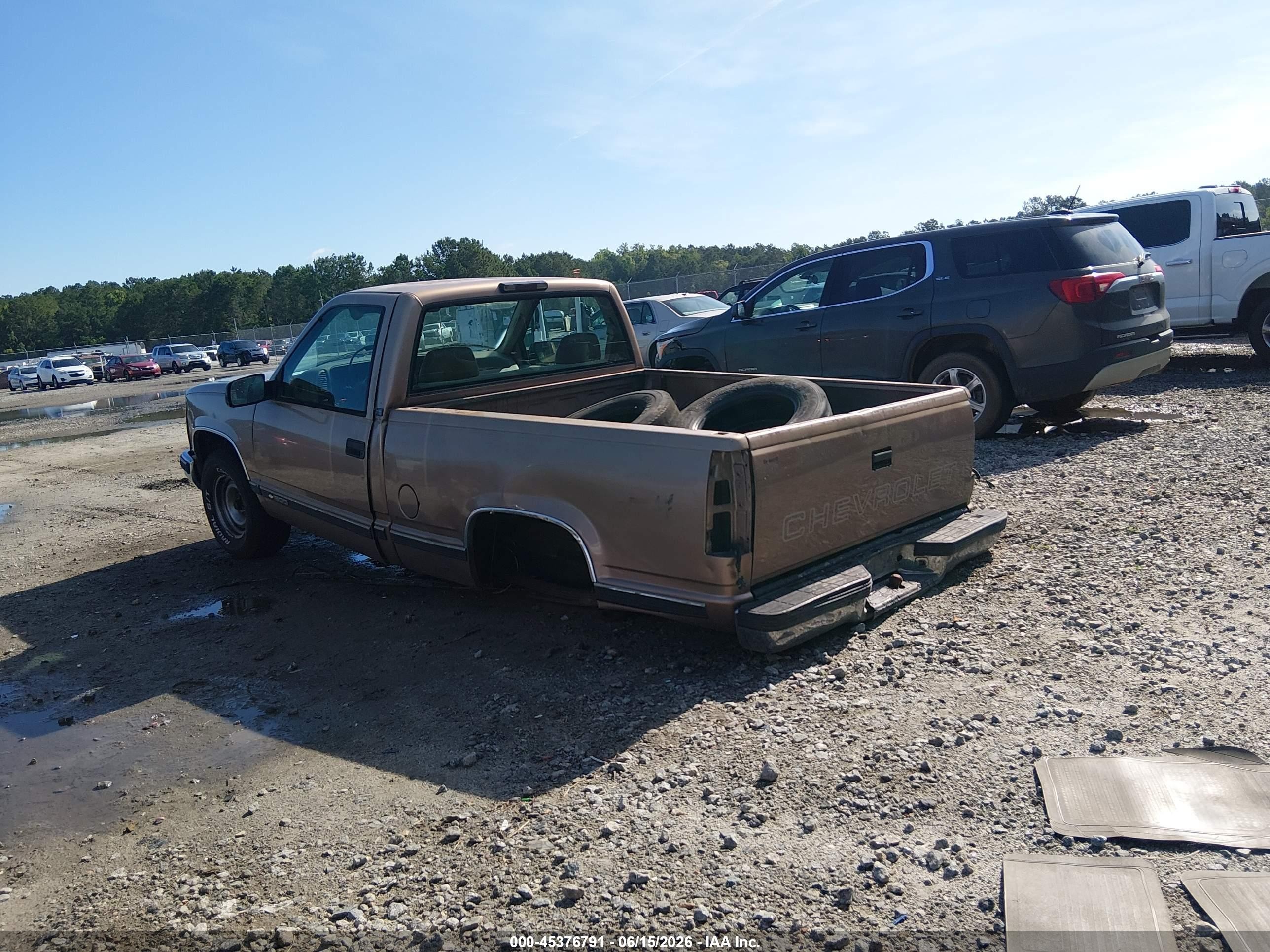 1996 Chevrolet Gmt-400 C1500 Brown vin: 1GCEC14W9TZ137584