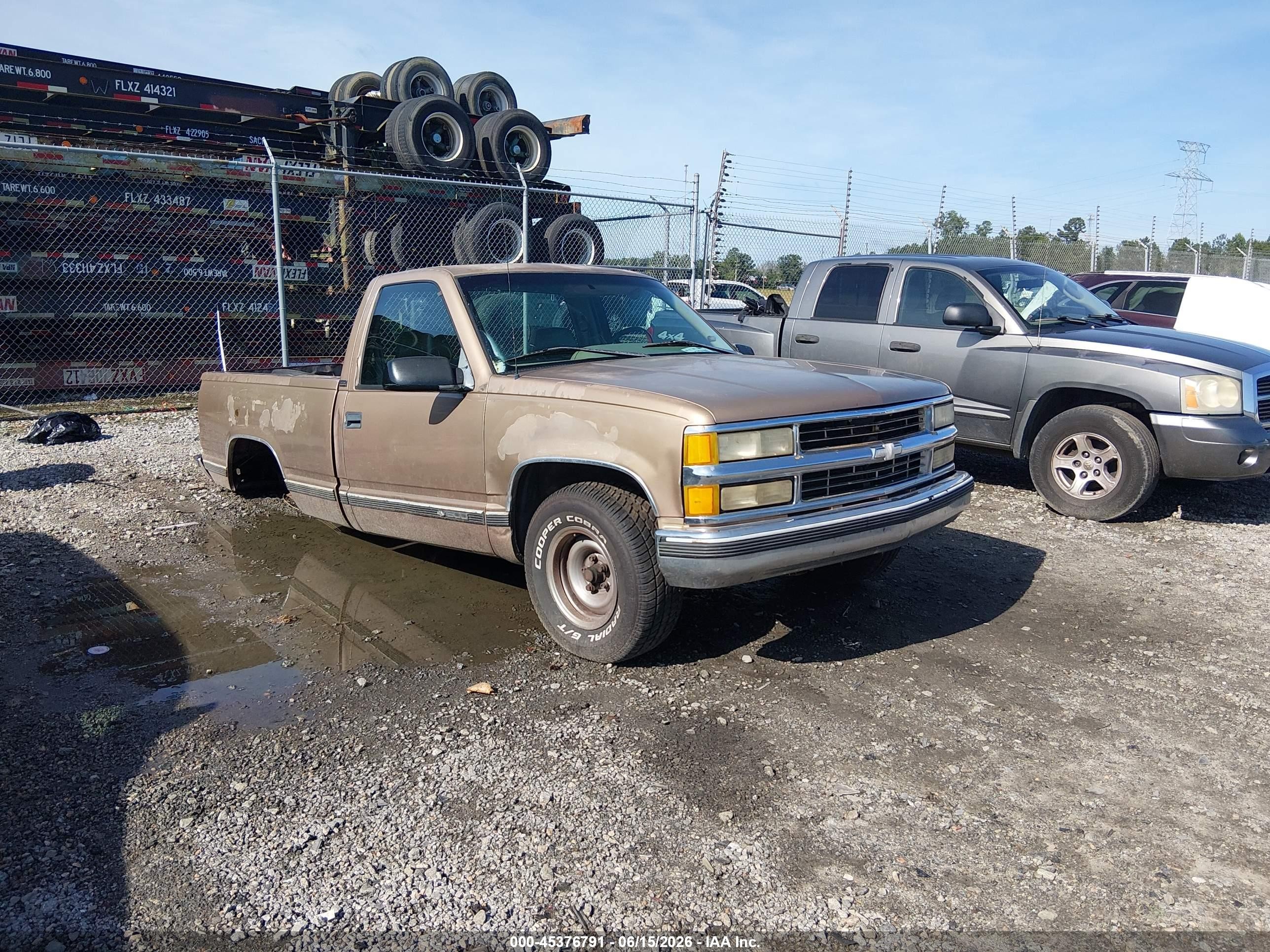 1996 Chevrolet Gmt-400 C1500 Brown vin: 1GCEC14W9TZ137584