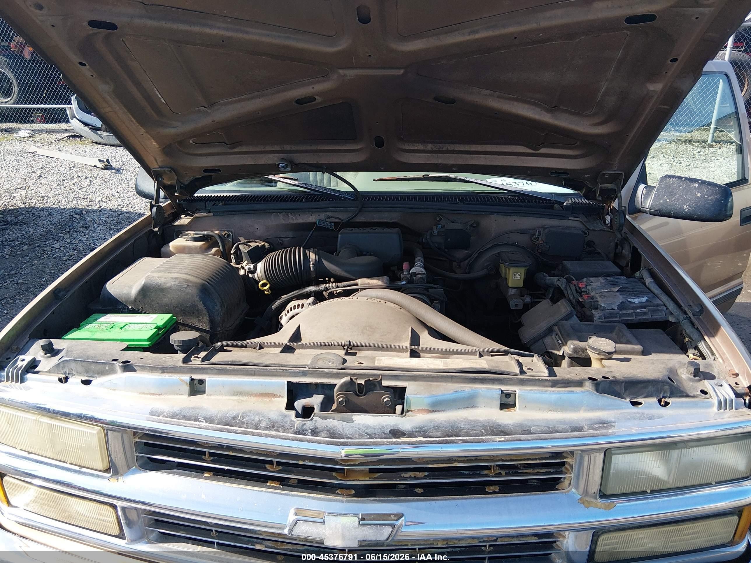1996 Chevrolet Gmt-400 C1500 Brown vin: 1GCEC14W9TZ137584