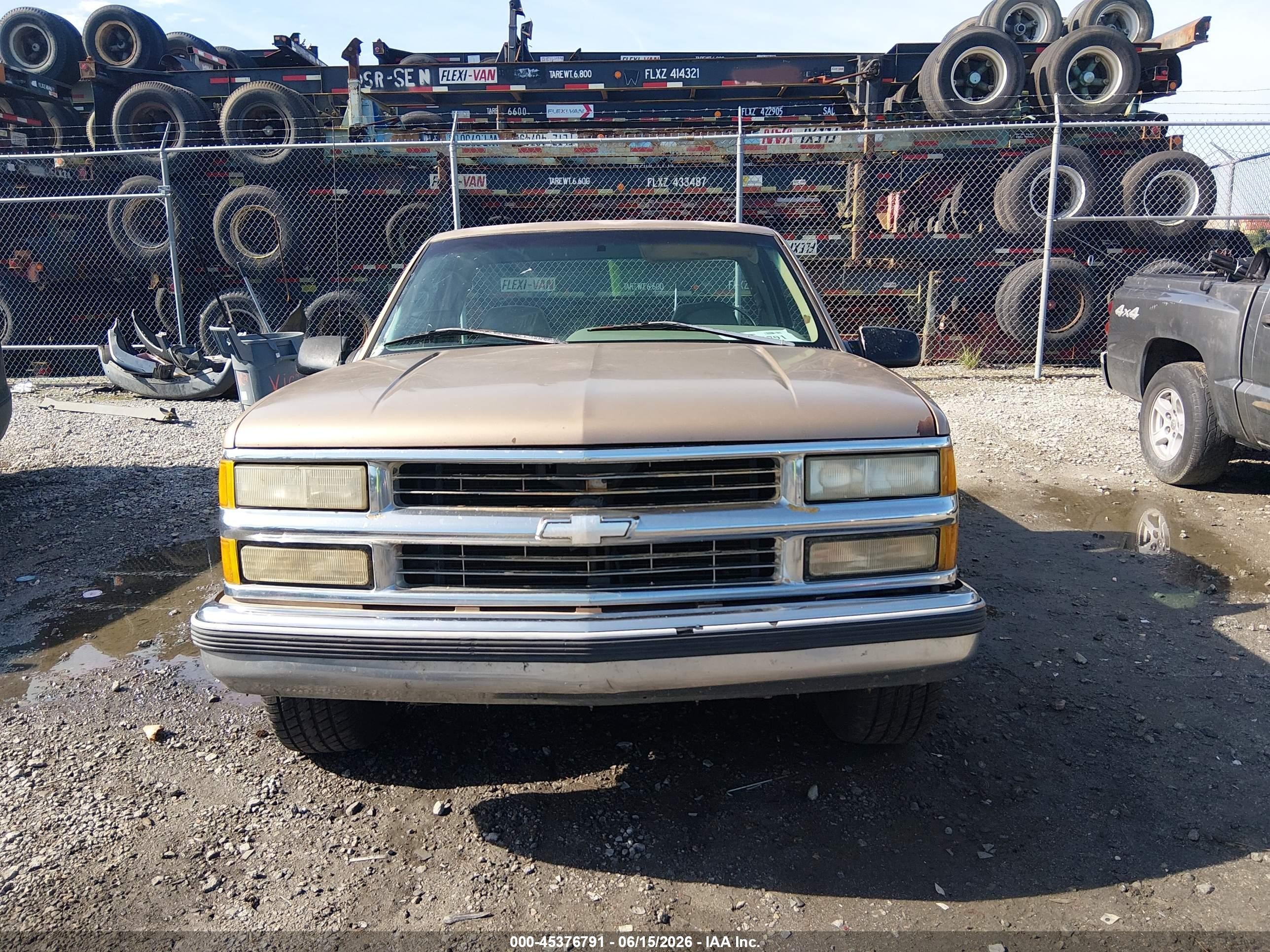1996 Chevrolet Gmt-400 C1500 Brown vin: 1GCEC14W9TZ137584