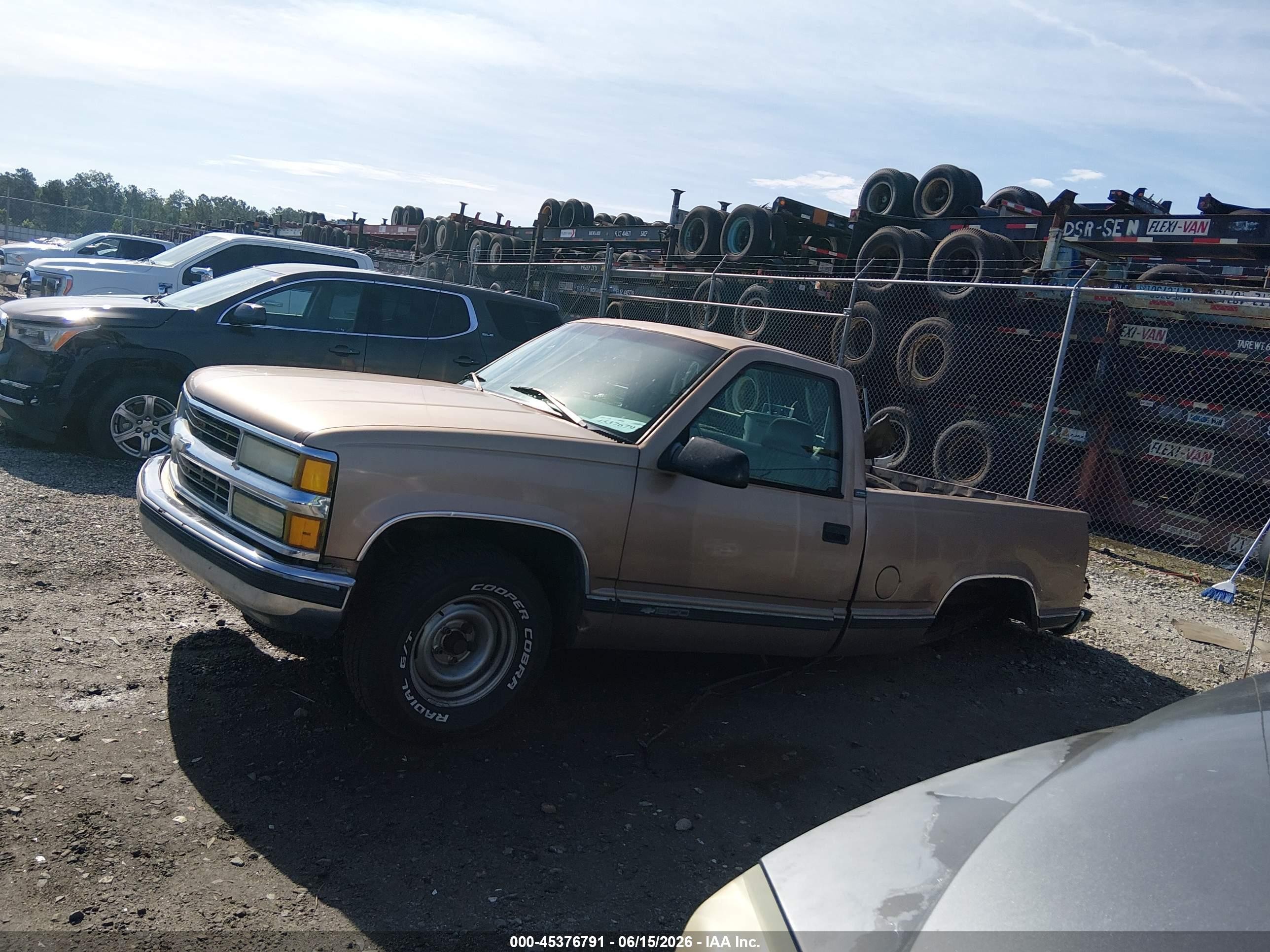 1996 Chevrolet Gmt-400 C1500 Brown vin: 1GCEC14W9TZ137584