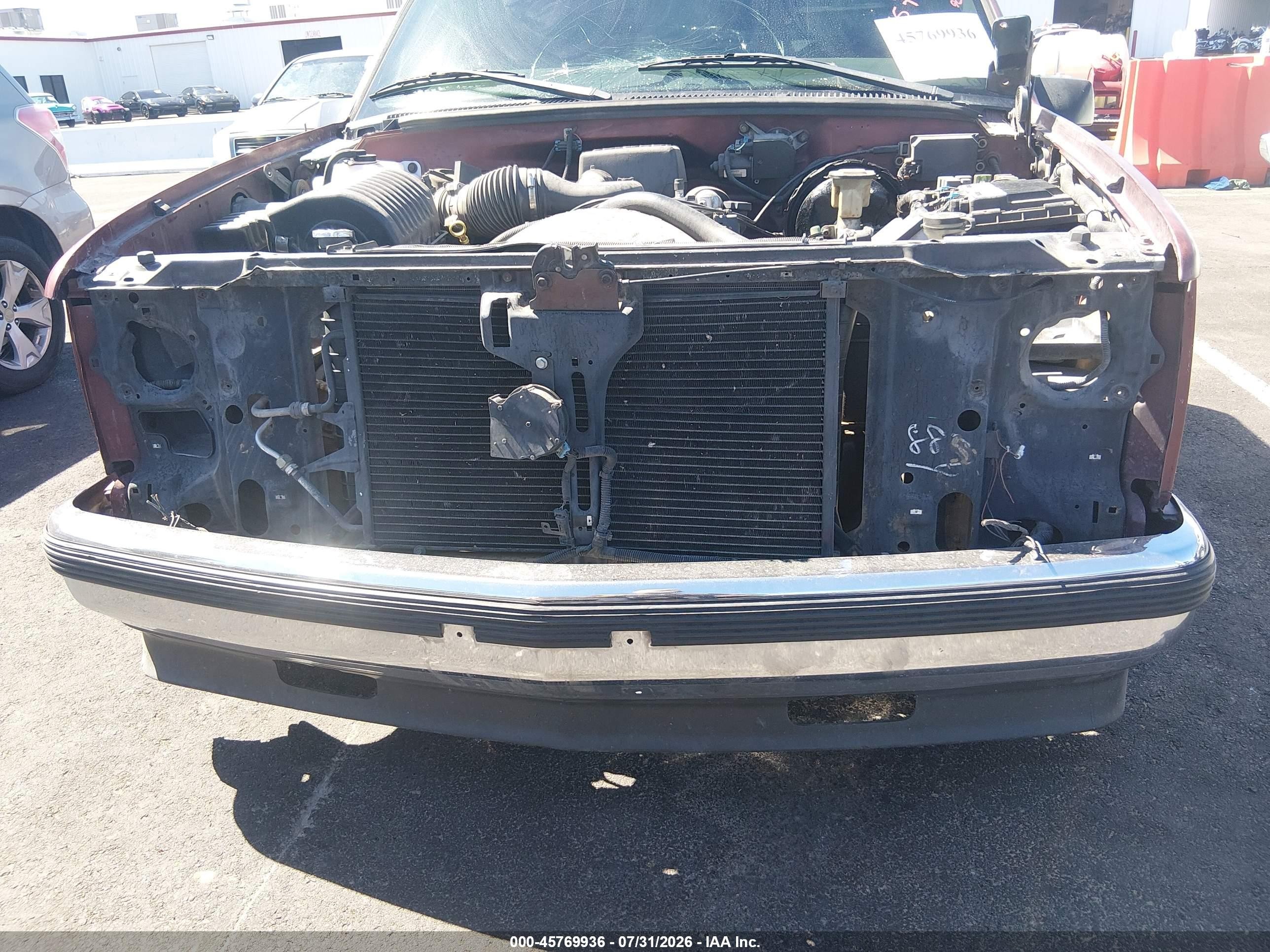 1998 Chevrolet C/k 1500 Fleetside Cmi Red vin: 1GCEC14W9WZ150310