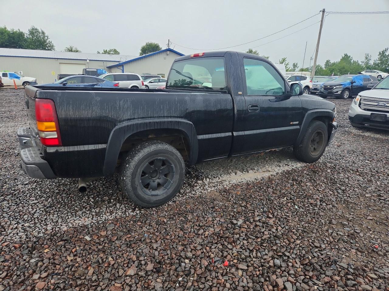 2000 Chevrolet Silverado C1500 Black vin: 1GCEC14W9YZ309040